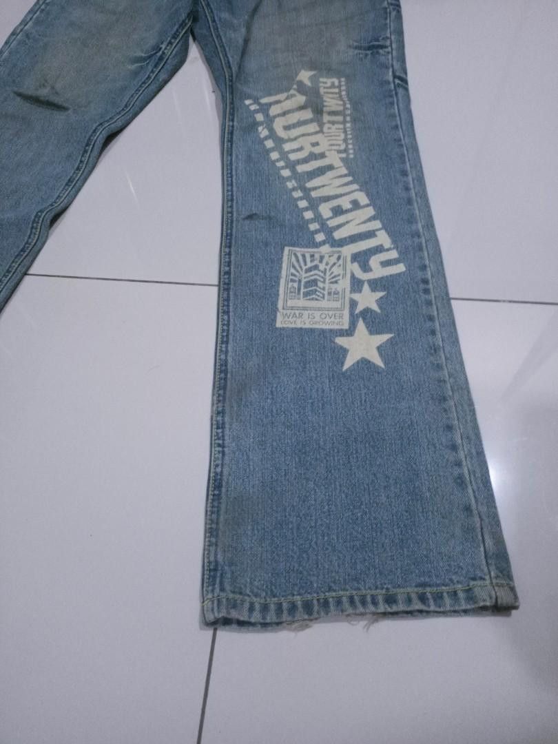 Bob Marley × Vintage bob Marley fourtwenty denim jeans Size US 32 / EU 48 - 2 Thumbnail