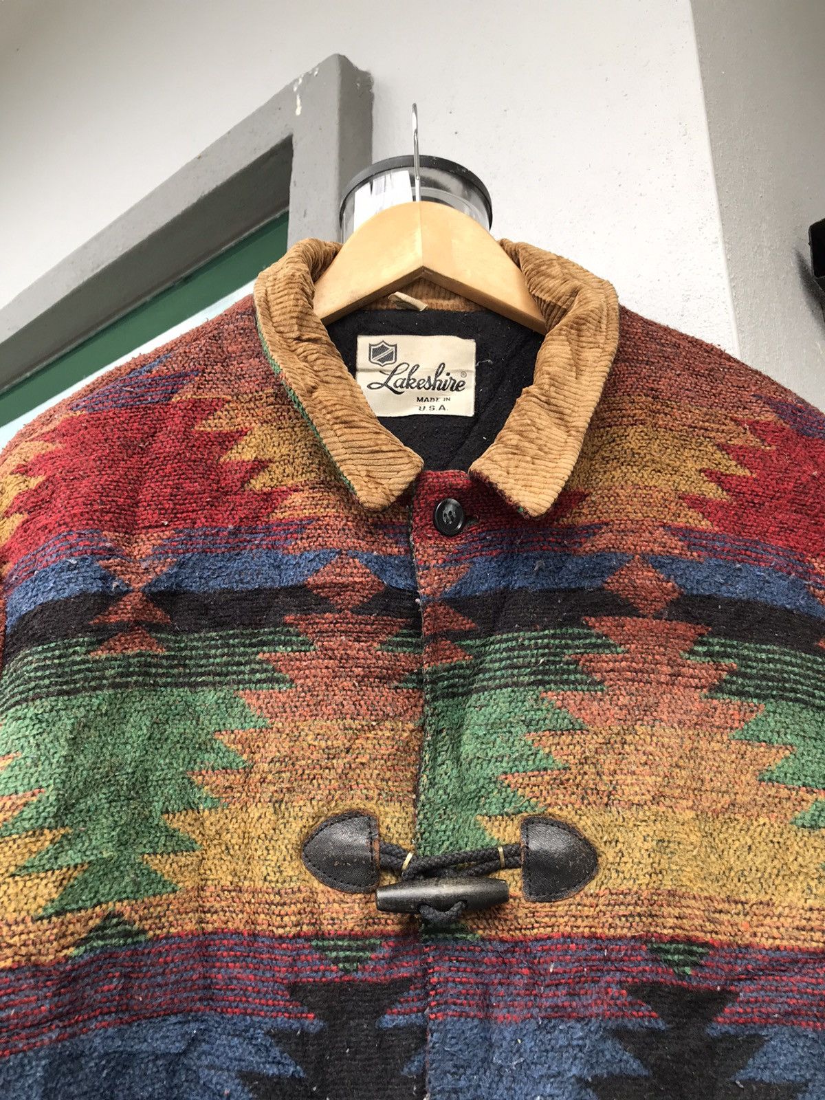 Japanese Brand × Vintage VERY RARE Vtg Lakeshire Navajo Jacket Made in Usa Size US L / EU 52-54 / 3 - 2 Thumbnail