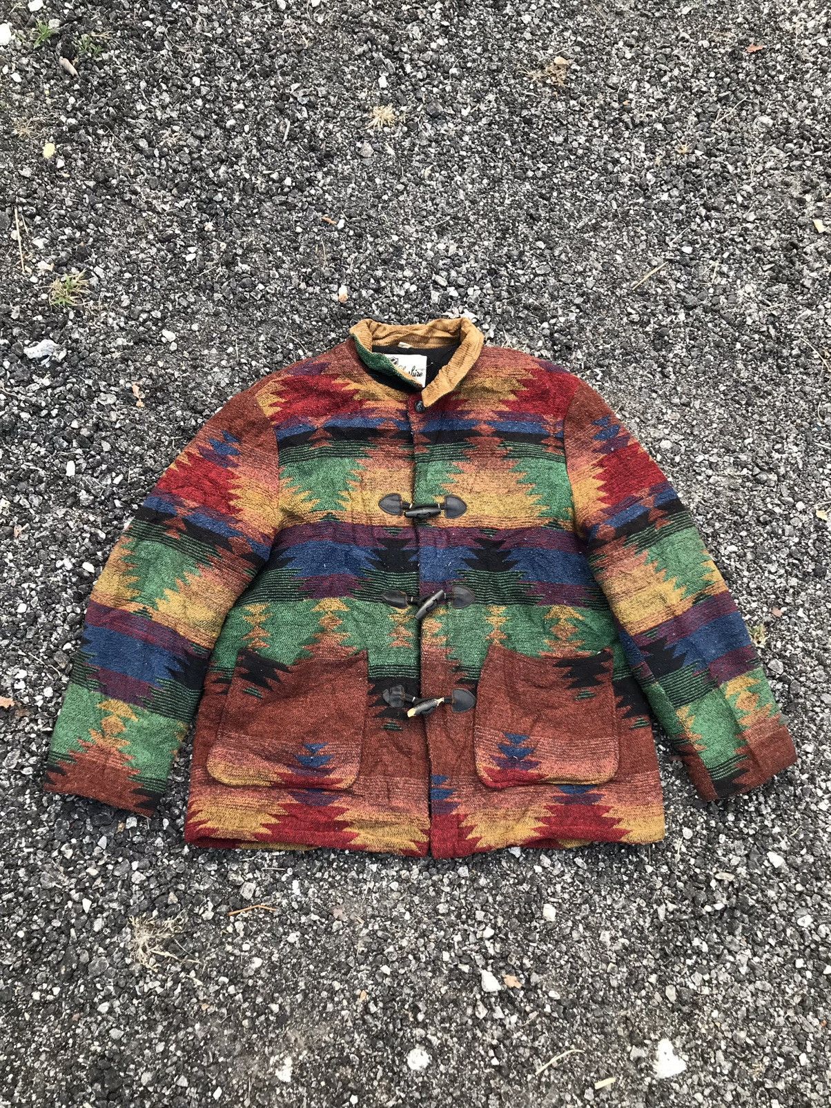 Japanese Brand × Vintage VERY RARE Vtg Lakeshire Navajo Jacket Made in Usa Size US L / EU 52-54 / 3 - 9 Thumbnail