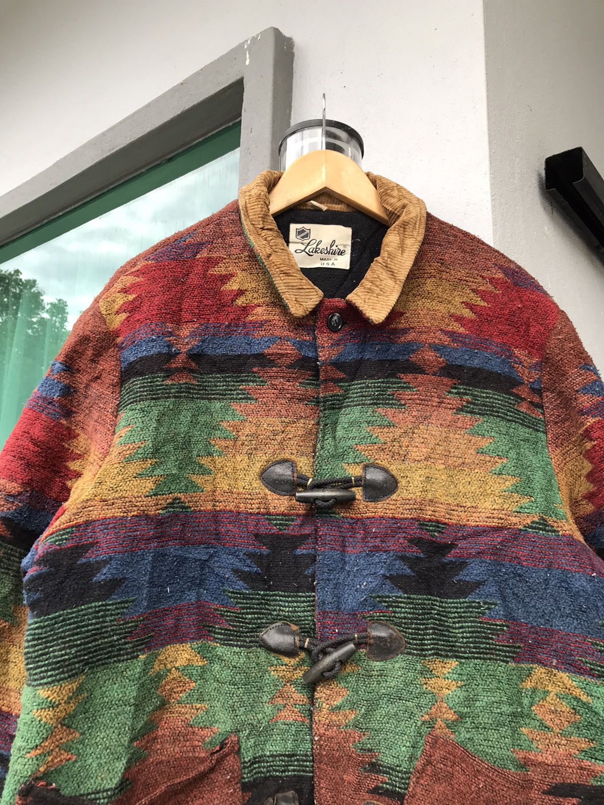 Japanese Brand × Vintage VERY RARE Vtg Lakeshire Navajo Jacket Made in Usa Size US L / EU 52-54 / 3 - 5 Thumbnail