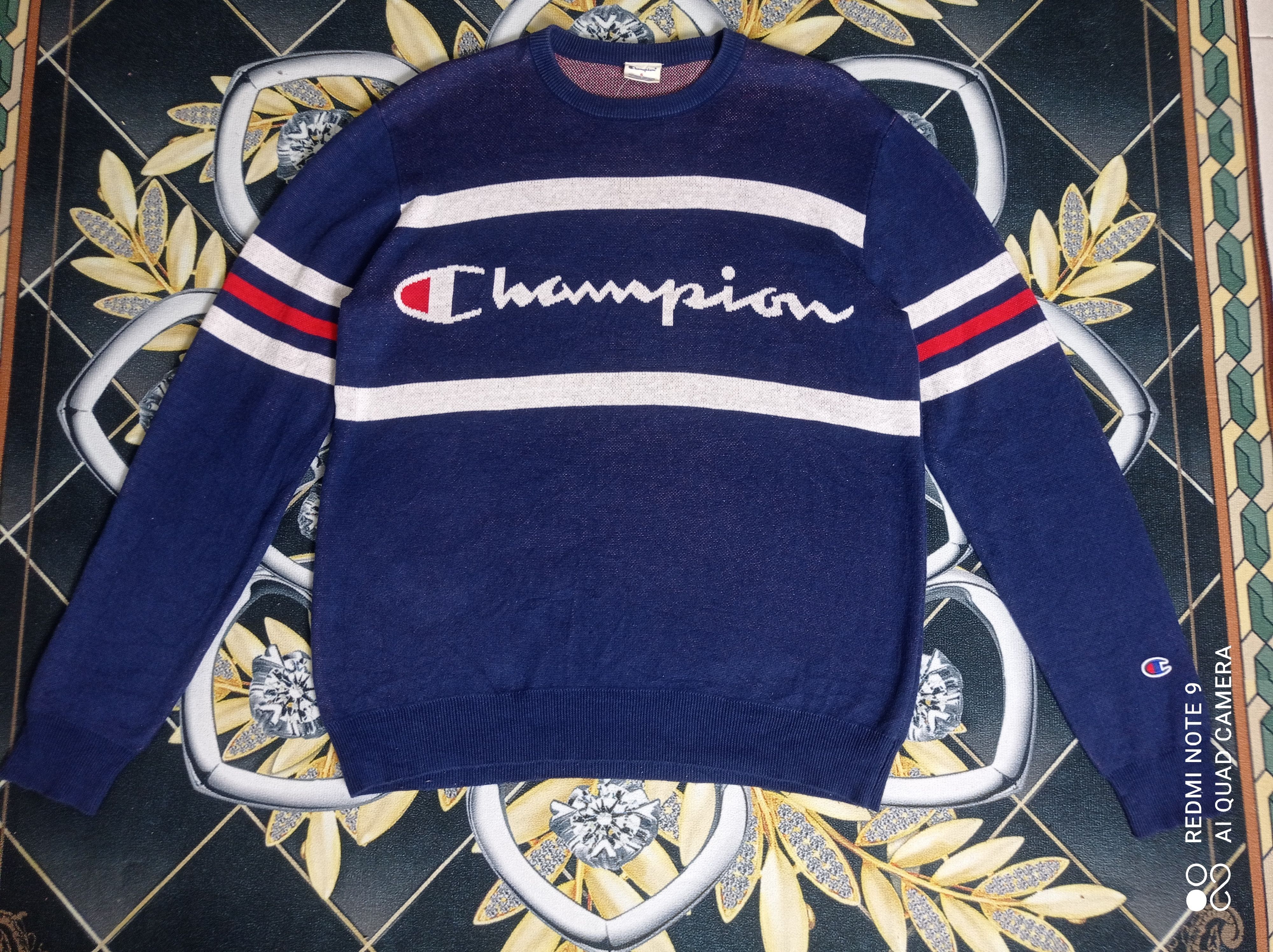 Champion × Vintage Vintage Champion Multicolour Big Logo Sweatshirt Size US S / EU 44-46 / 1 - 10 Thumbnail