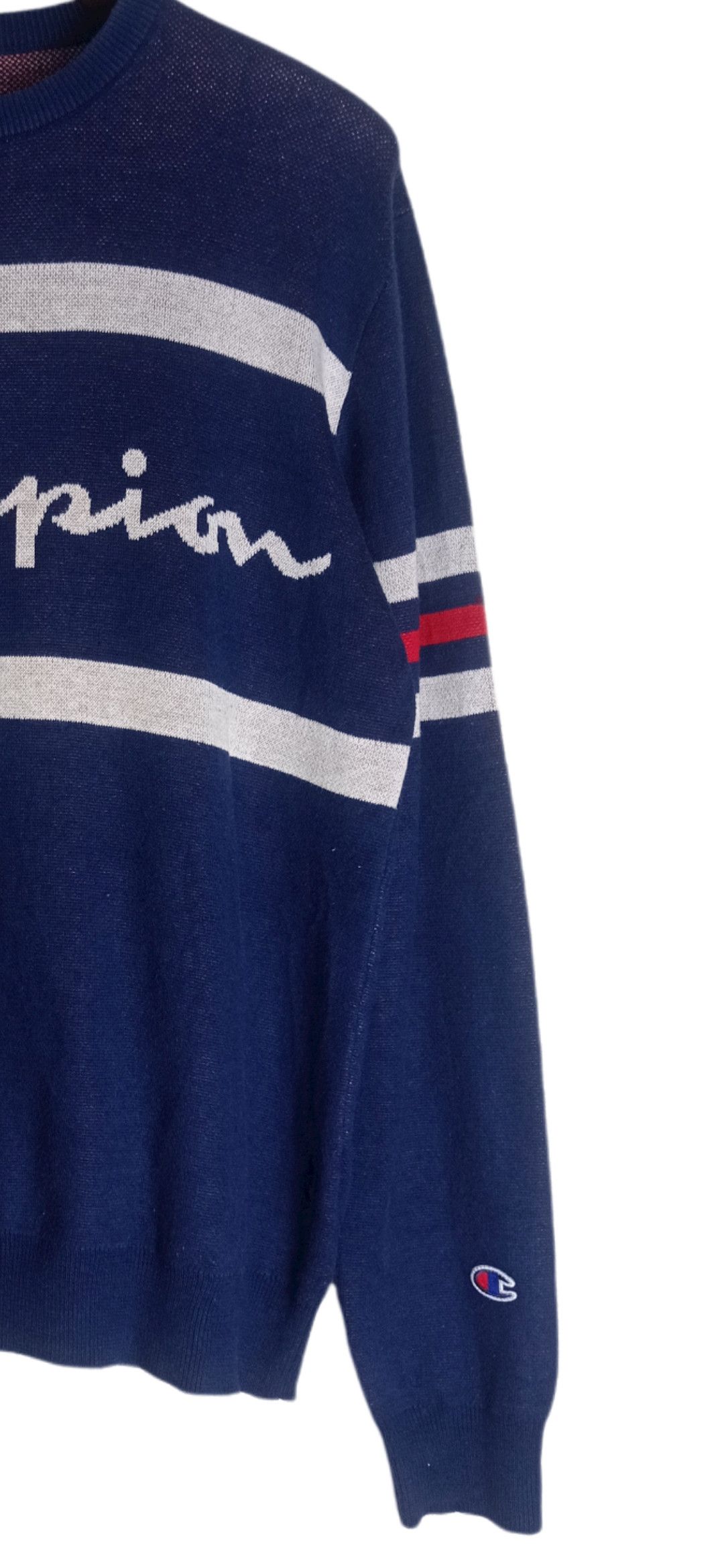 Champion × Vintage Vintage Champion Multicolour Big Logo Sweatshirt Size US S / EU 44-46 / 1 - 5 Thumbnail