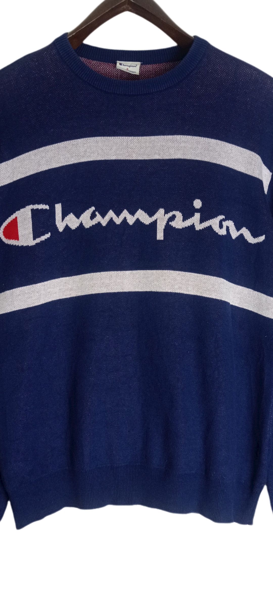 Champion × Vintage Vintage Champion Multicolour Big Logo Sweatshirt Size US S / EU 44-46 / 1 - 7 Thumbnail