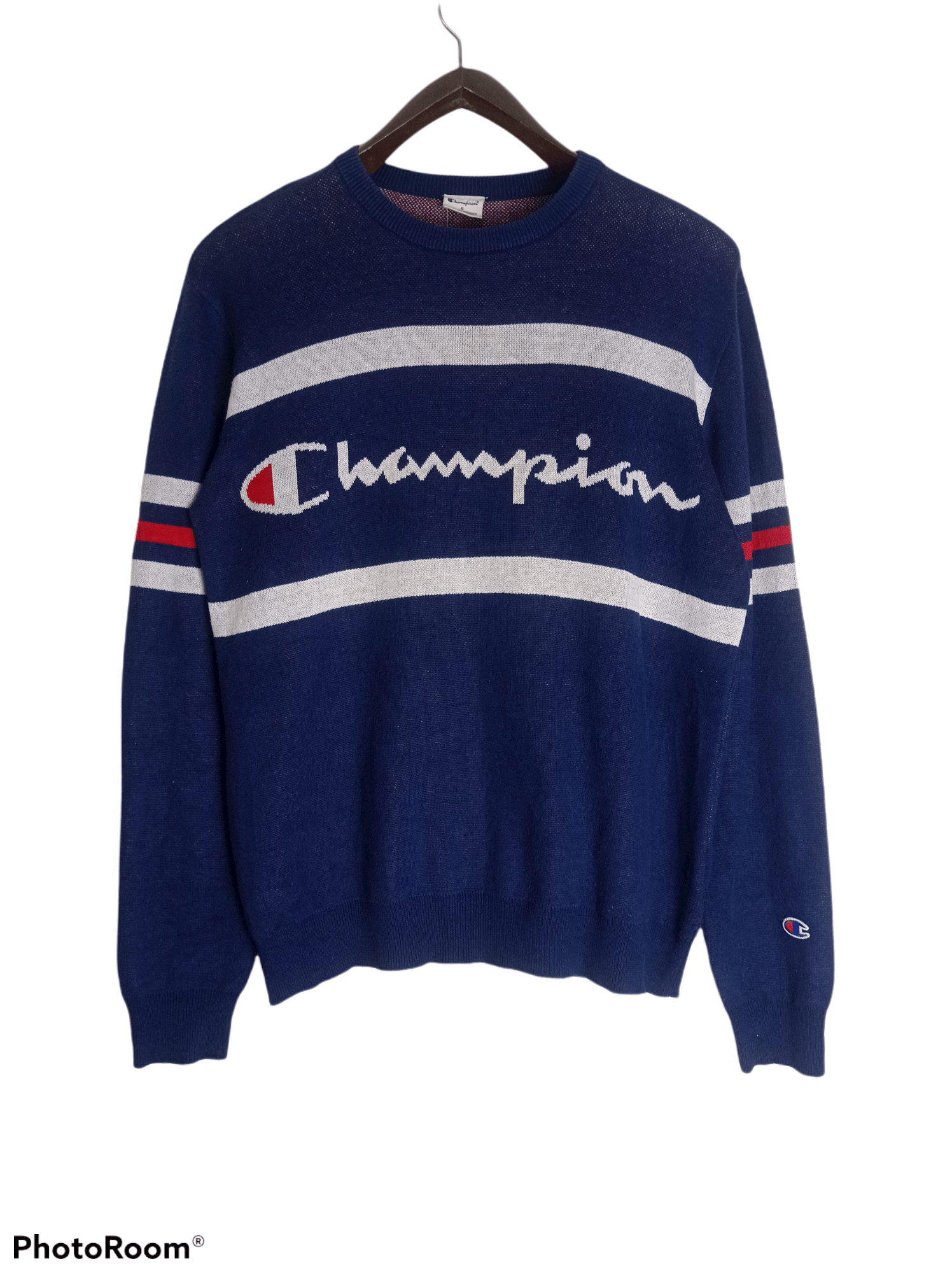 Vintage Champion Multicolour Big Logo Sweatshirt