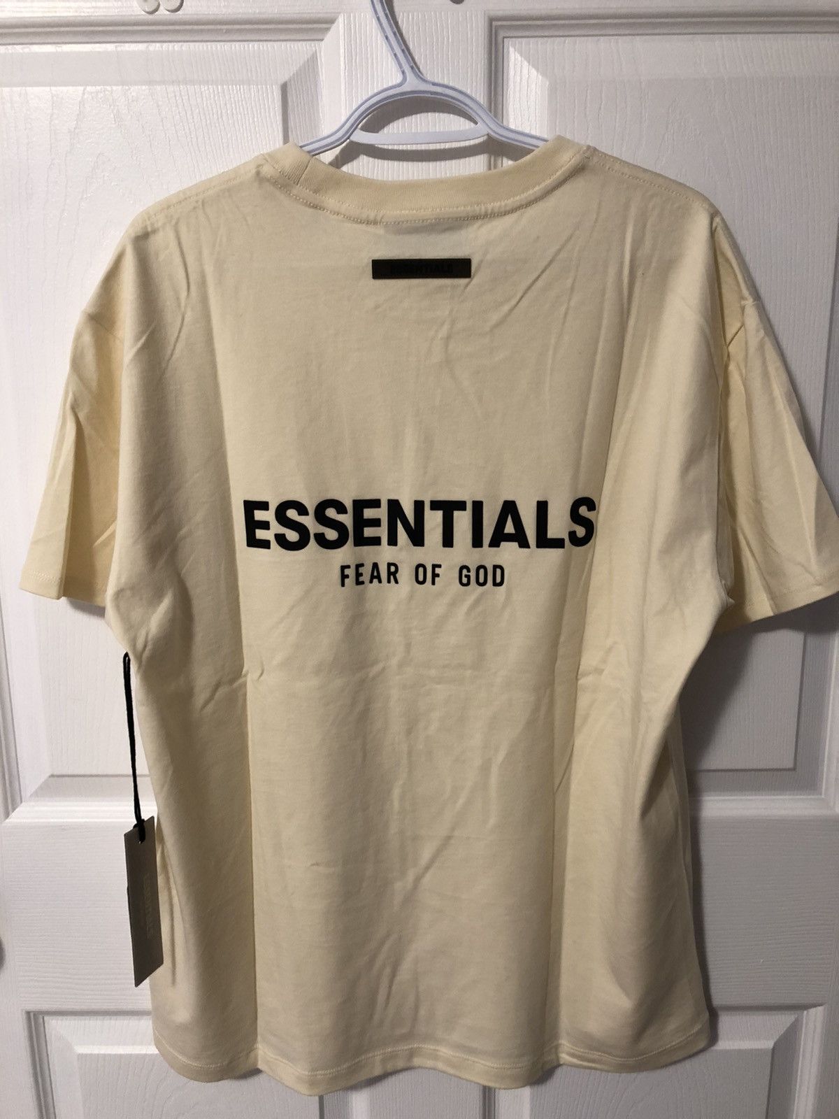 image of Essentials Cream T-Shirt Ss21, Men's (Size XS)