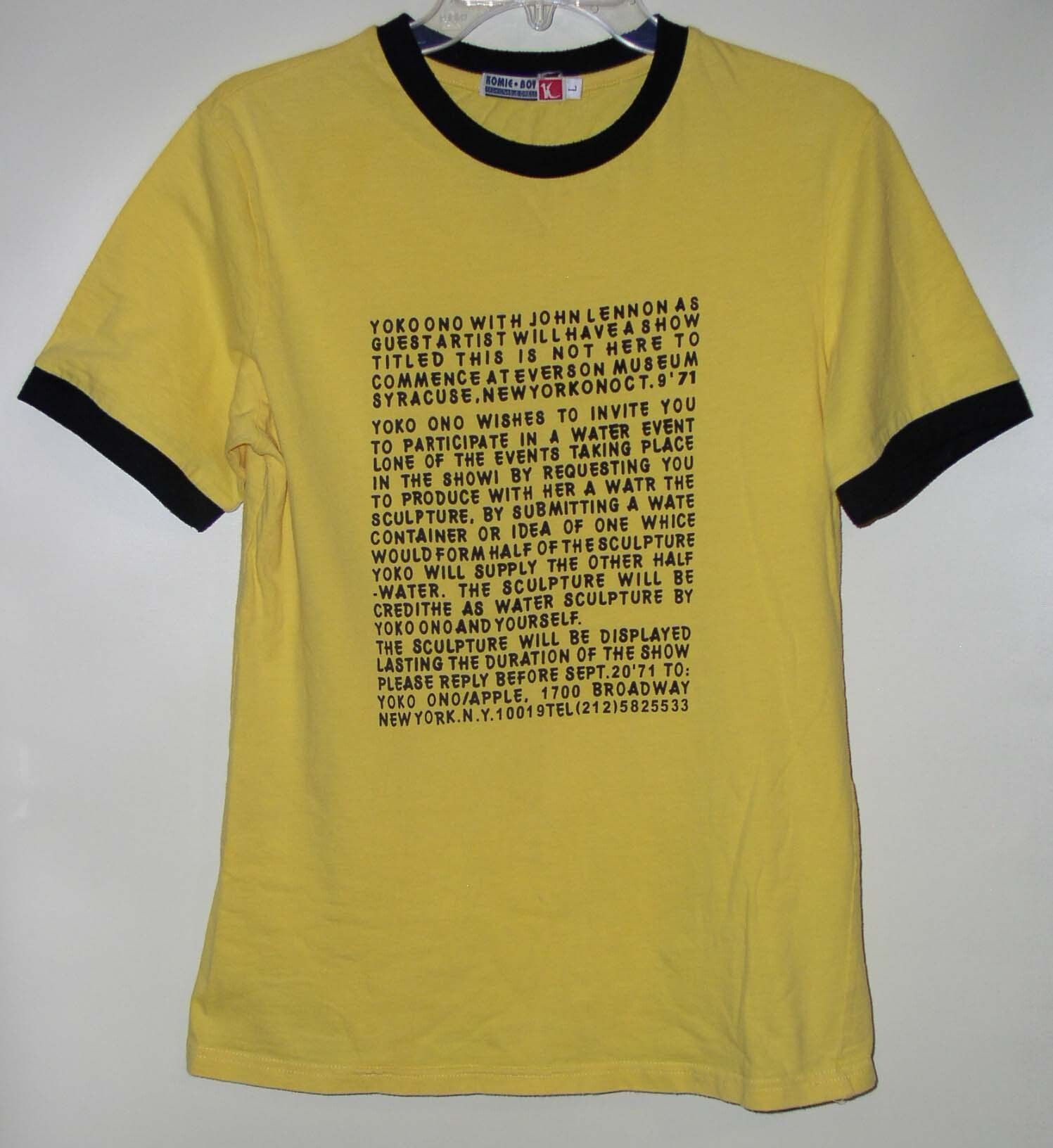 Vintage This Is Not Here Shirt 1971 Komie Boy John Lennon Yoko Ono Size US L / EU 52-54 / 3 - 1 Preview