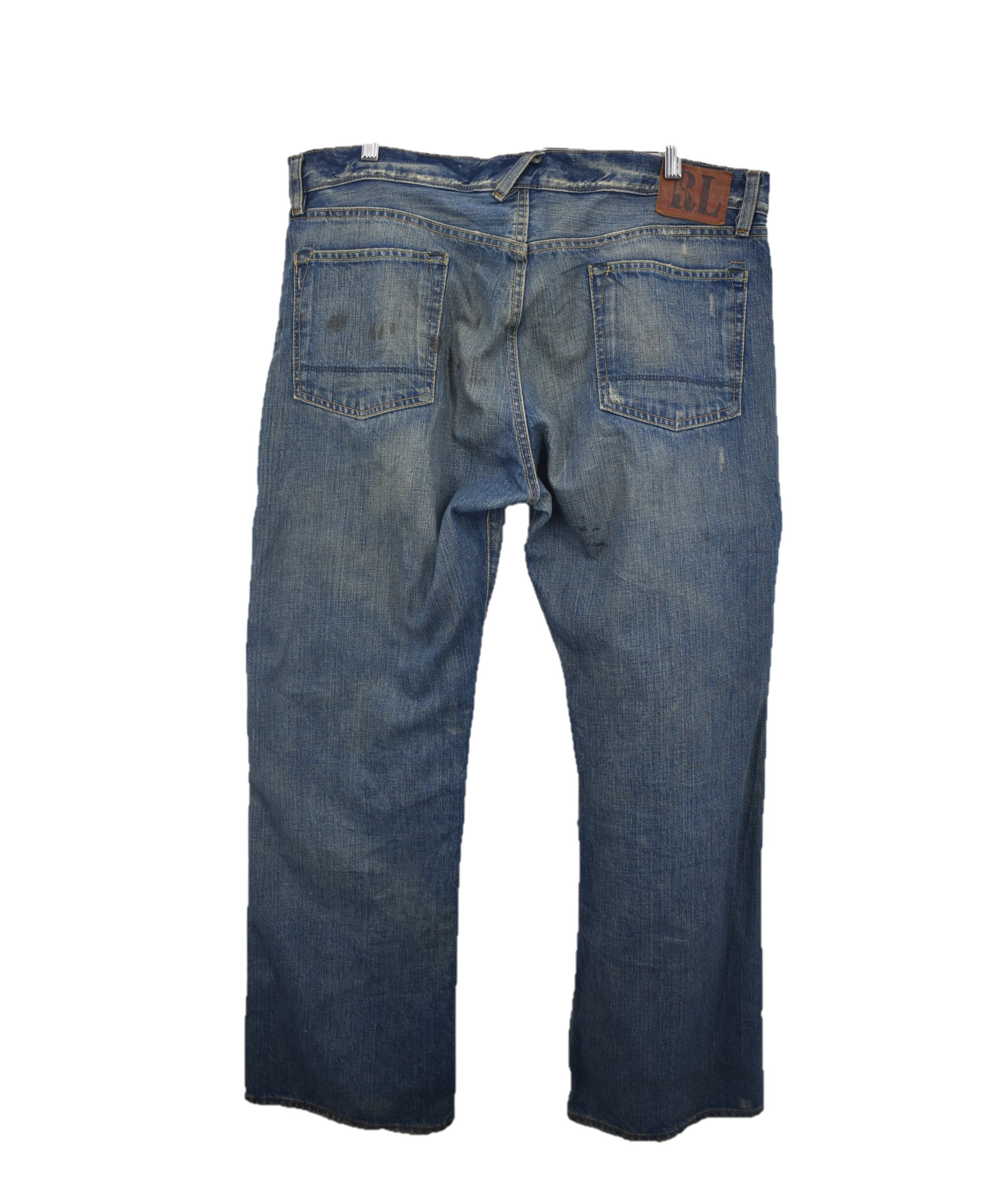 Polo Ralph Lauren × Vintage Polo Ralph Lauren Distressed Denim Jeans Size US 38 / EU 54 - 1 Thumbnail