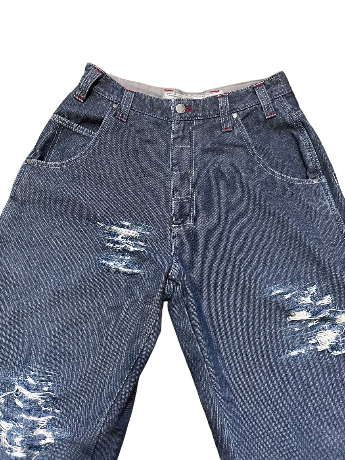 Fubu Vintage Airwalk Carpenter Denim Jeans Hip Hop Skateboard Size US 30 / EU 46 - 2 Thumbnail