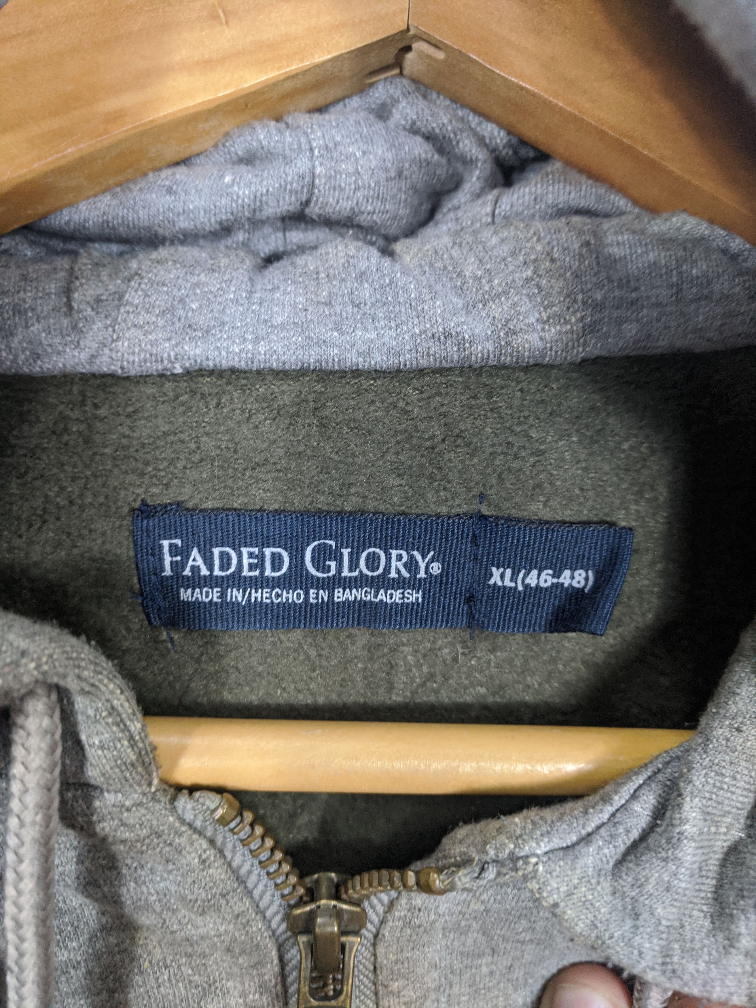 Faded Glory × Vintage Vintage Faded Glory Blank Forest Camo Hoodie Jumper Size US XL / EU 56 / 4 - 10 Thumbnail