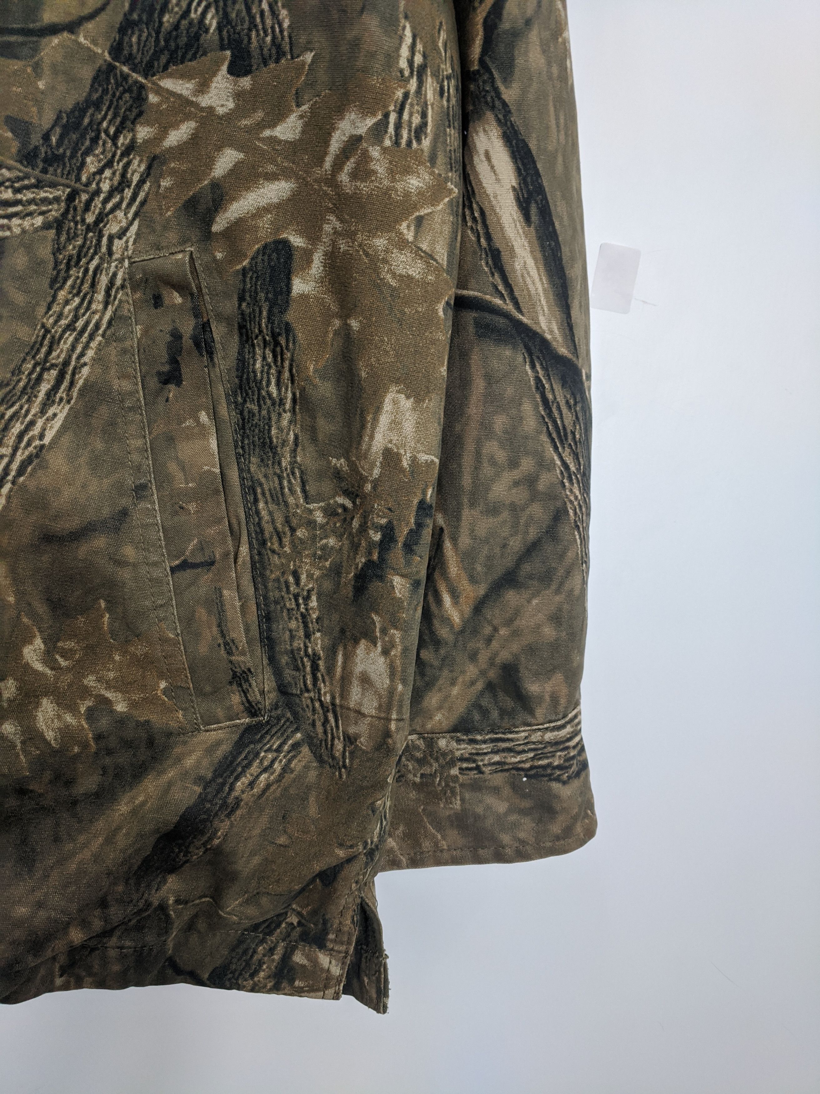 Faded Glory × Vintage Vintage Faded Glory Blank Forest Camo Hoodie Jumper Size US XL / EU 56 / 4 - 7 Thumbnail