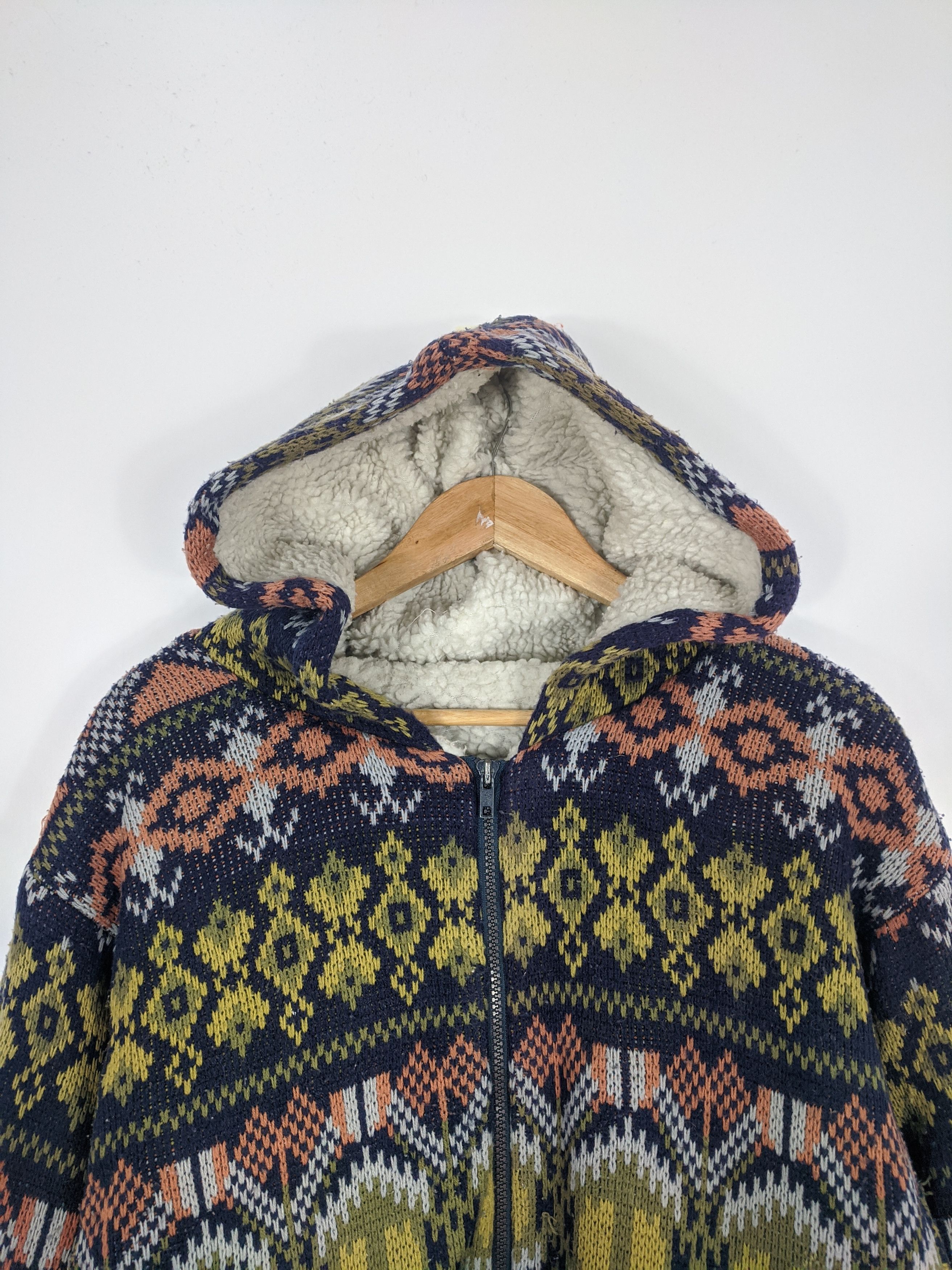 Vintage Vintage Knitwear Hoodie Navajo Design Size US L / EU 52-54 / 3 - 2 Thumbnail