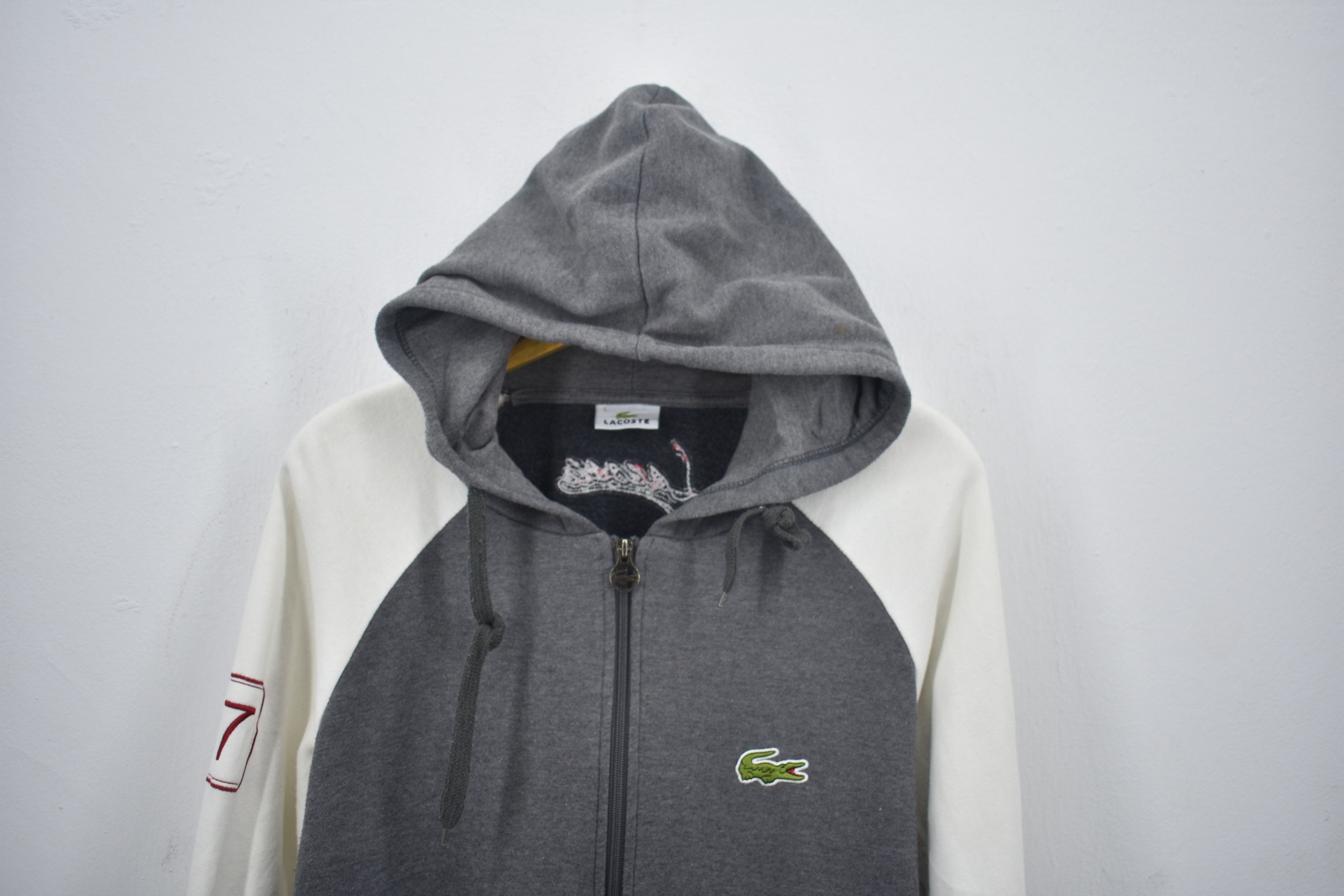Lacoste × Vintage 💥 Vintage Lacoste hoodie large Size US L / EU 52-54 / 3 - 2 Thumbnail
