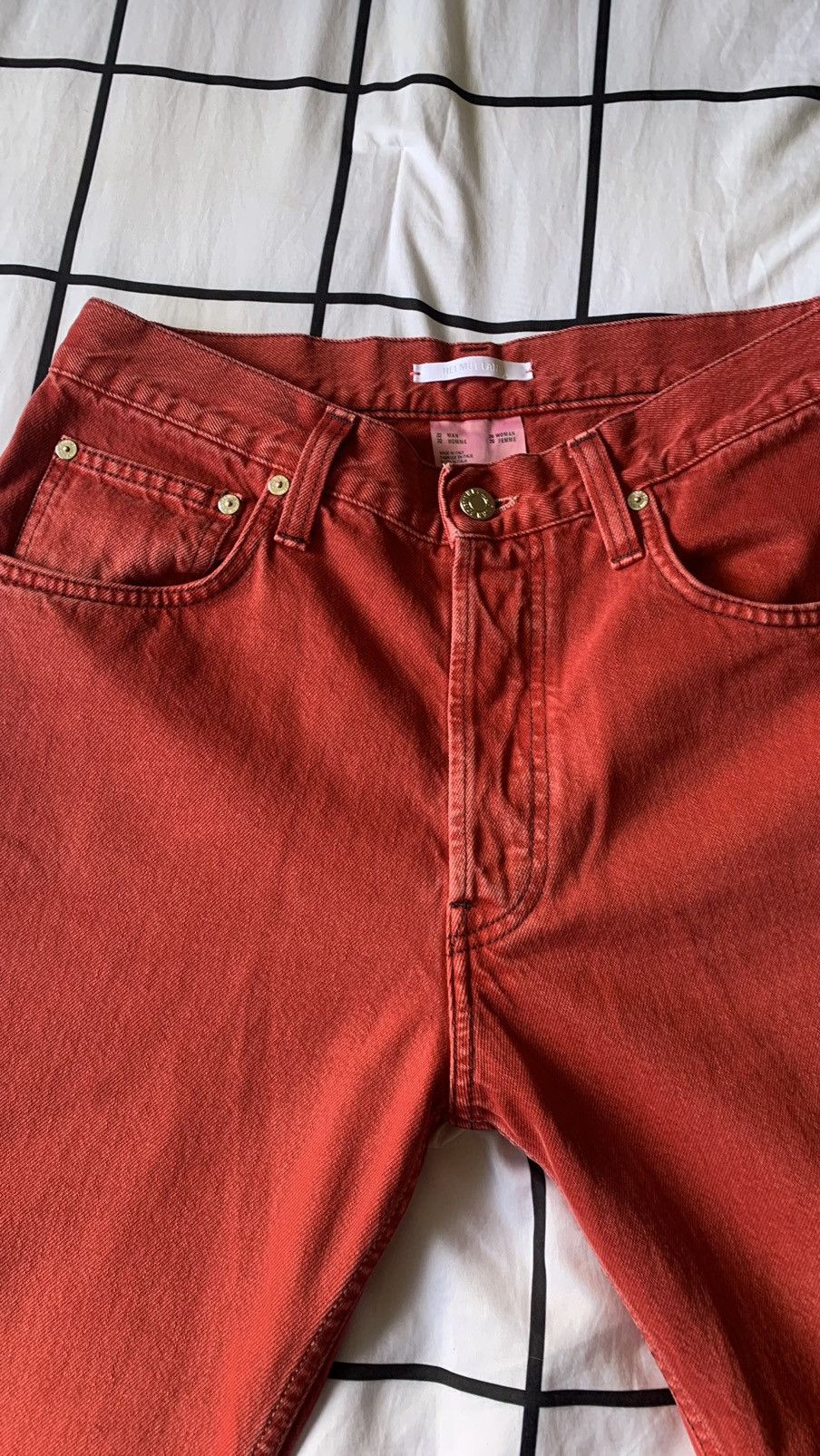 Helmut Lang Helmut Lang Red Dyed Masc Jeans Size US 32 / EU 48 - 4 Thumbnail