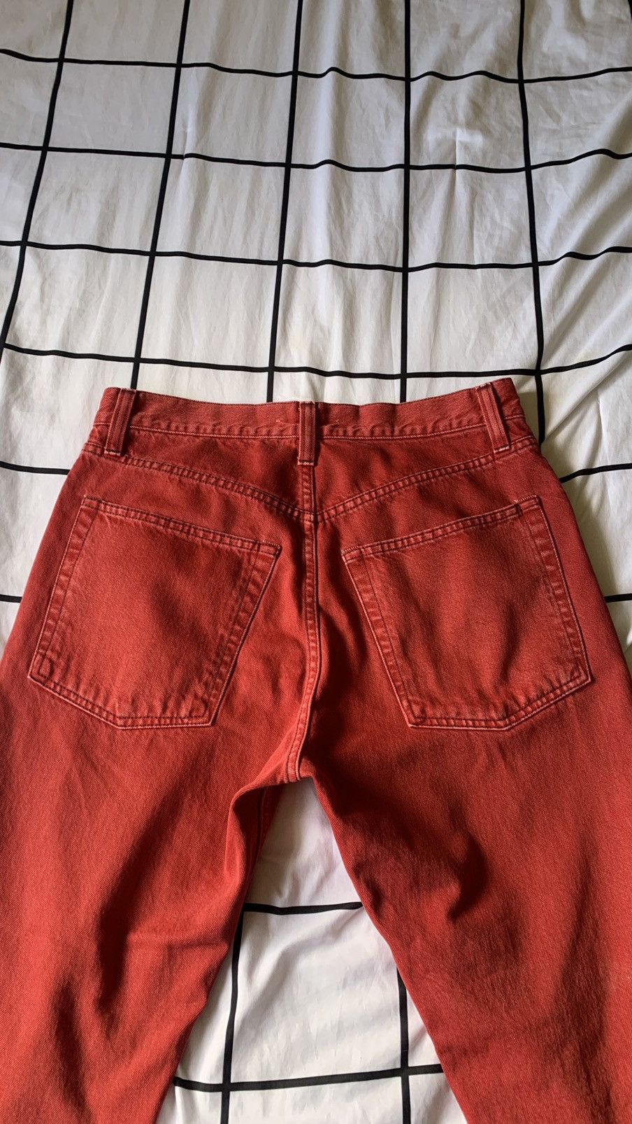 Helmut Lang Helmut Lang Red Dyed Masc Jeans Size US 32 / EU 48 - 10 Thumbnail