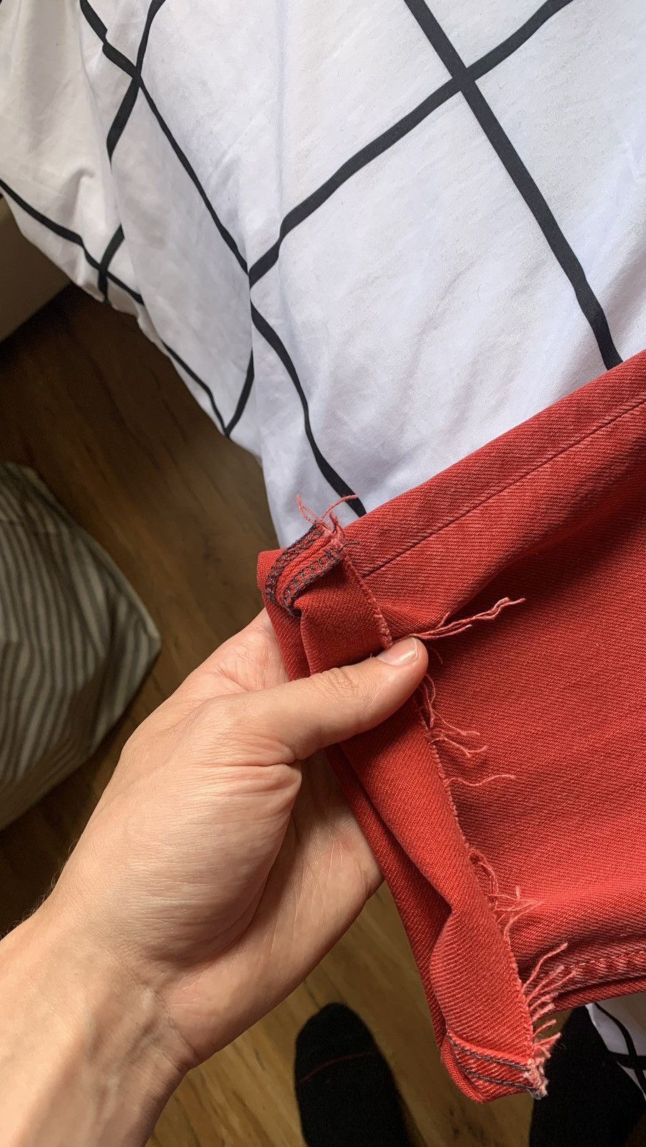 Helmut Lang Helmut Lang Red Dyed Masc Jeans Size US 32 / EU 48 - 3 Thumbnail