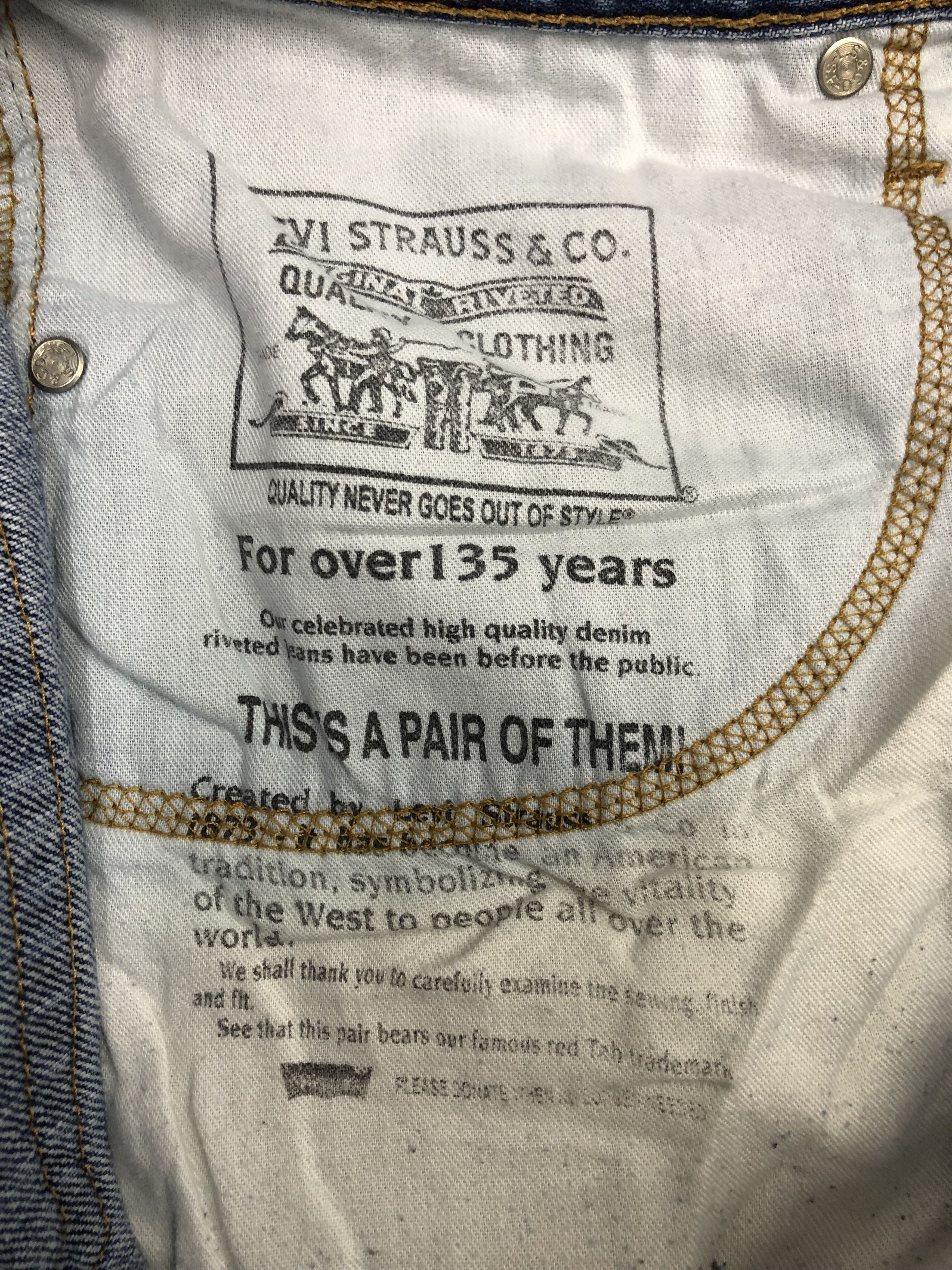 Levi's × Vintage Vintage Levis 514 Light Wash Jeans DP0966 Size US 34 / EU 50 - 14 Thumbnail