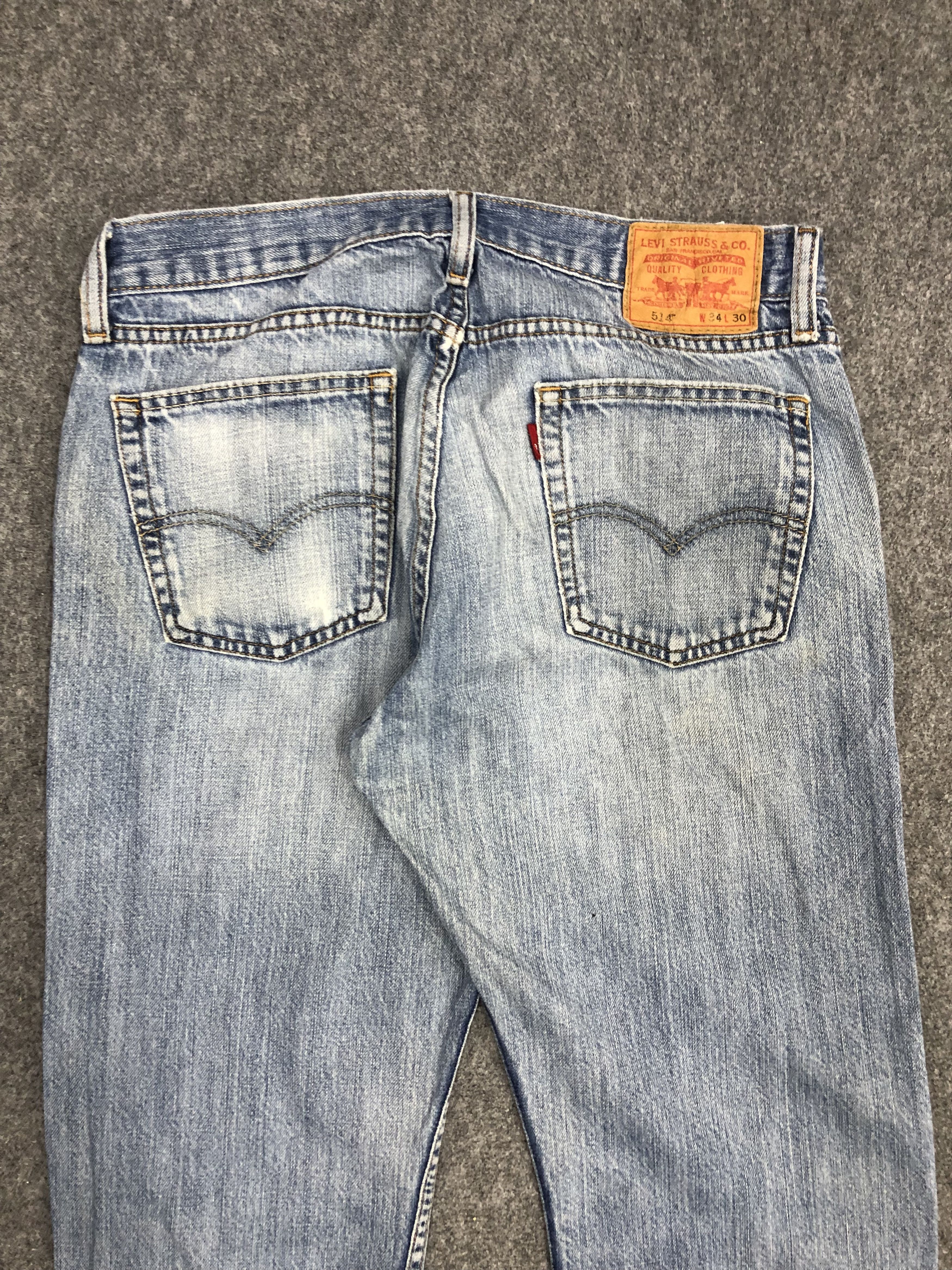 Levi's × Vintage Vintage Levis 514 Light Wash Jeans DP0966 Size US 34 / EU 50 - 4 Thumbnail