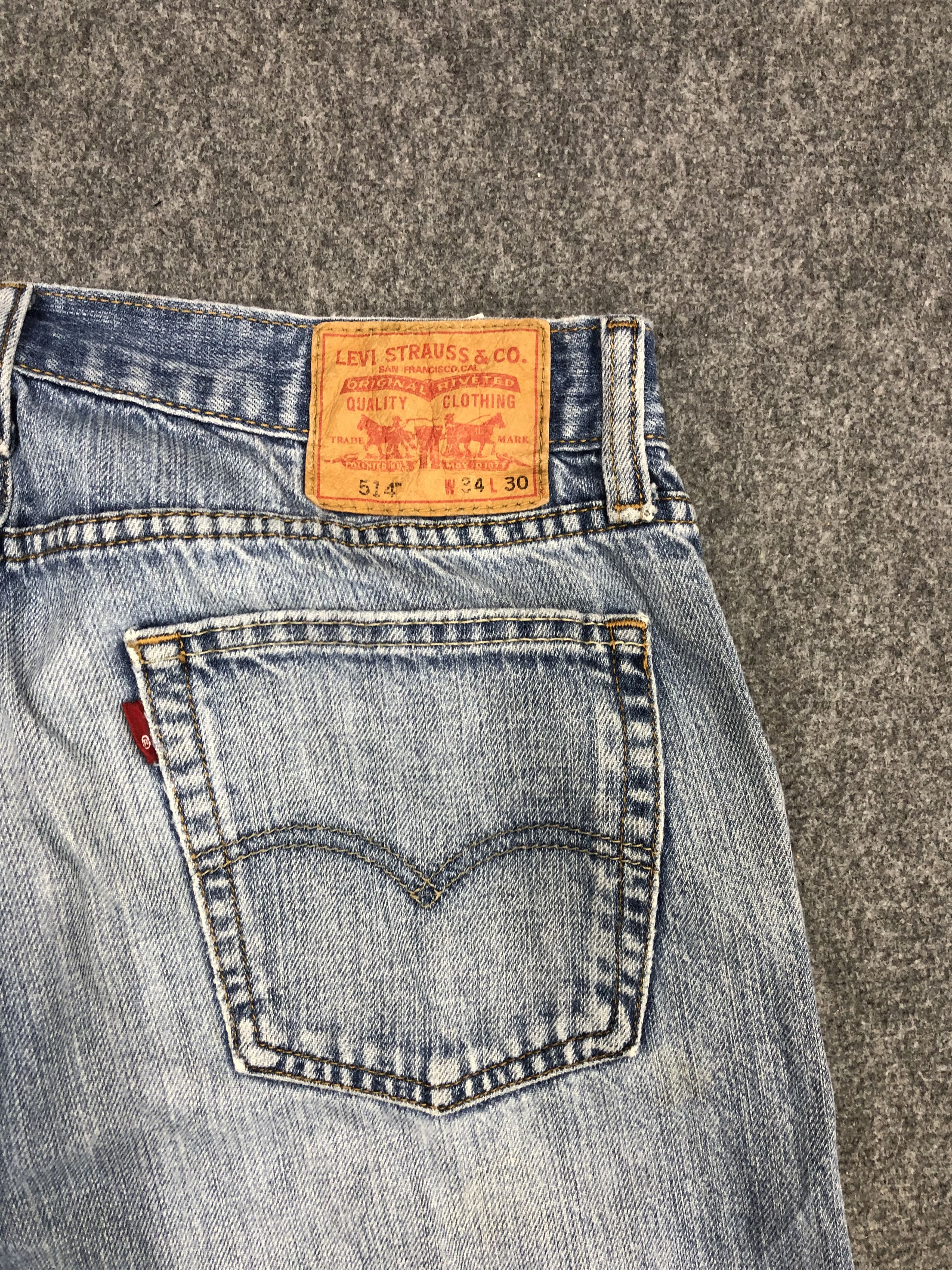 Levi's × Vintage Vintage Levis 514 Light Wash Jeans DP0966 Size US 34 / EU 50 - 12 Thumbnail