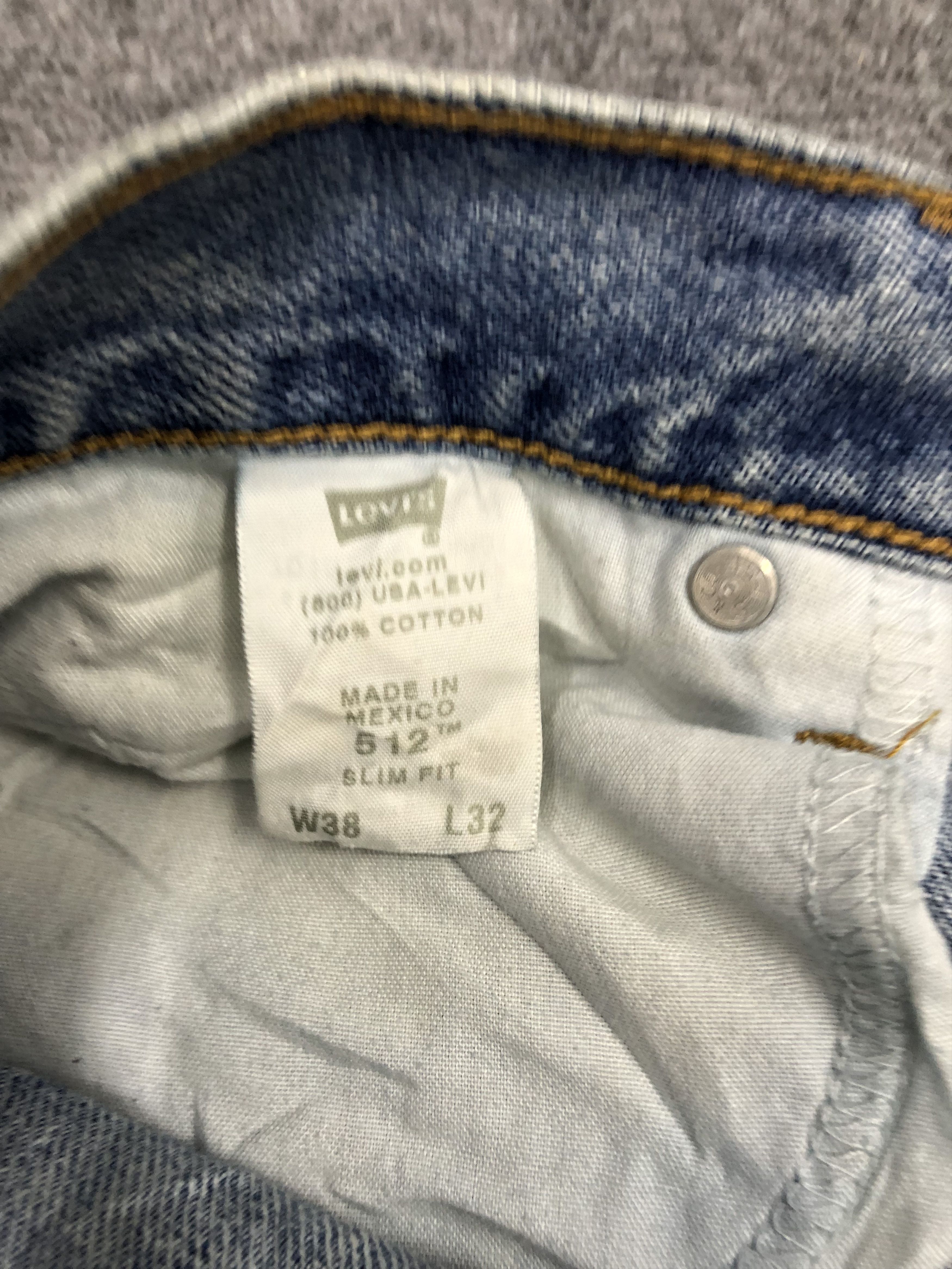 Levi's Vintage Levis 512 Rusty Jeans DP0965 Size US 37 - 6 Thumbnail