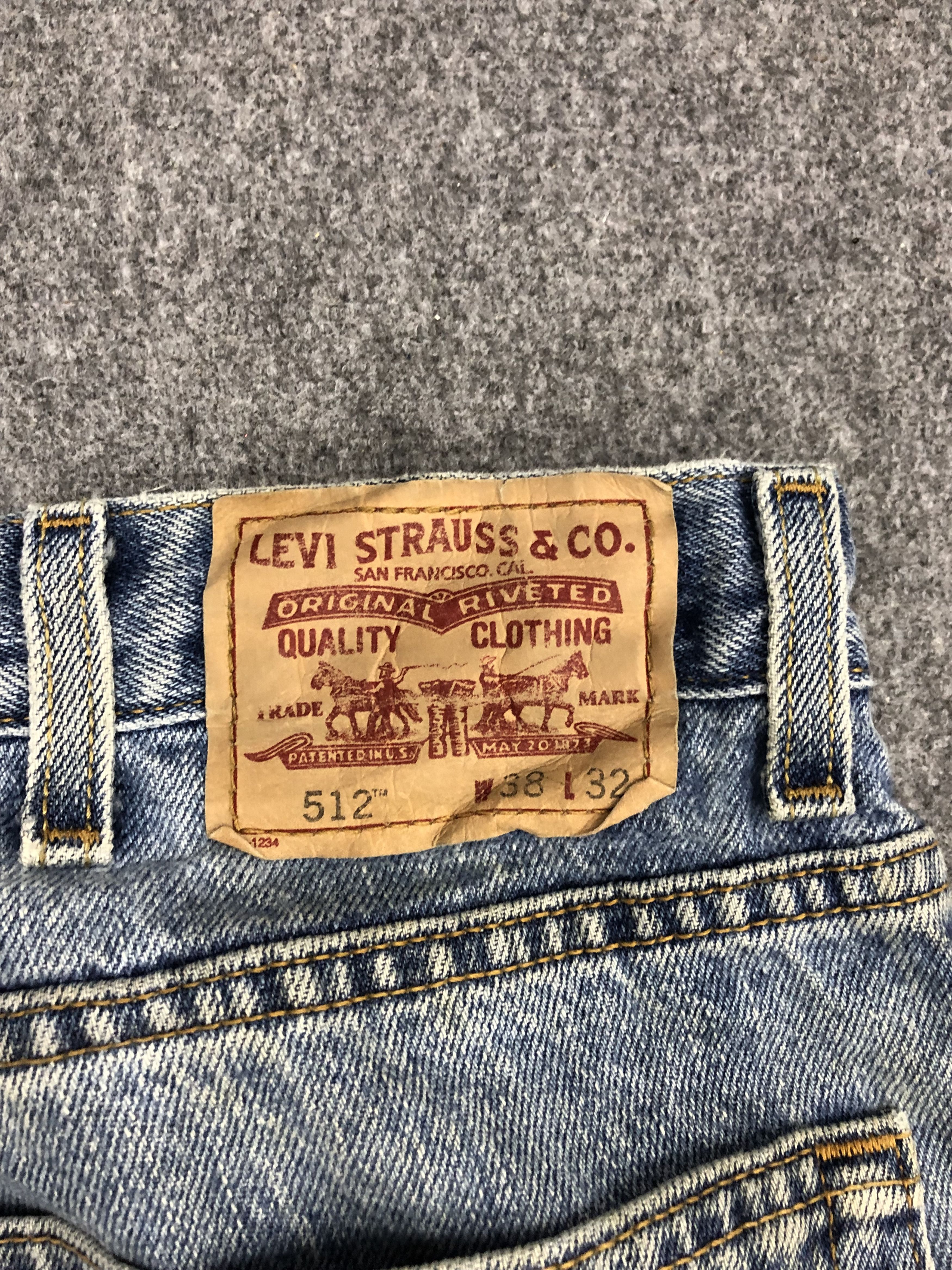 Levi's Vintage Levis 512 Rusty Jeans DP0965 Size US 37 - 5 Thumbnail