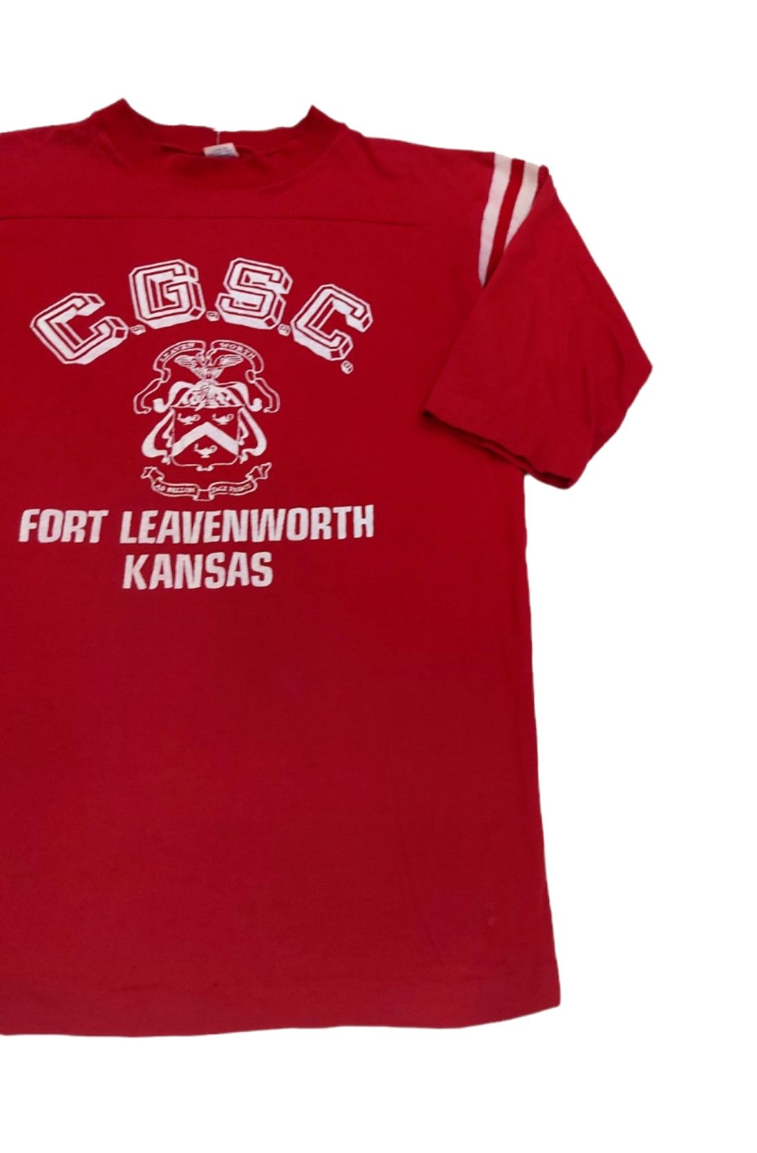 Artek × Vintage RARE! VTG ARTEX "C.G.S.C FORT LEAVENWORTH" ARMY COLLEGIATE Size US M / EU 48-50 / 2 - 2 Thumbnail