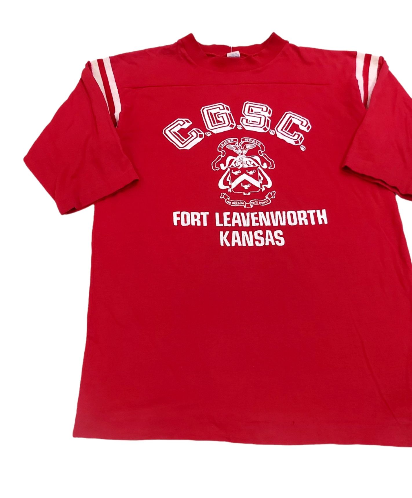 Artek × Vintage RARE! VTG ARTEX "C.G.S.C FORT LEAVENWORTH" ARMY COLLEGIATE Size US M / EU 48-50 / 2 - 3 Thumbnail