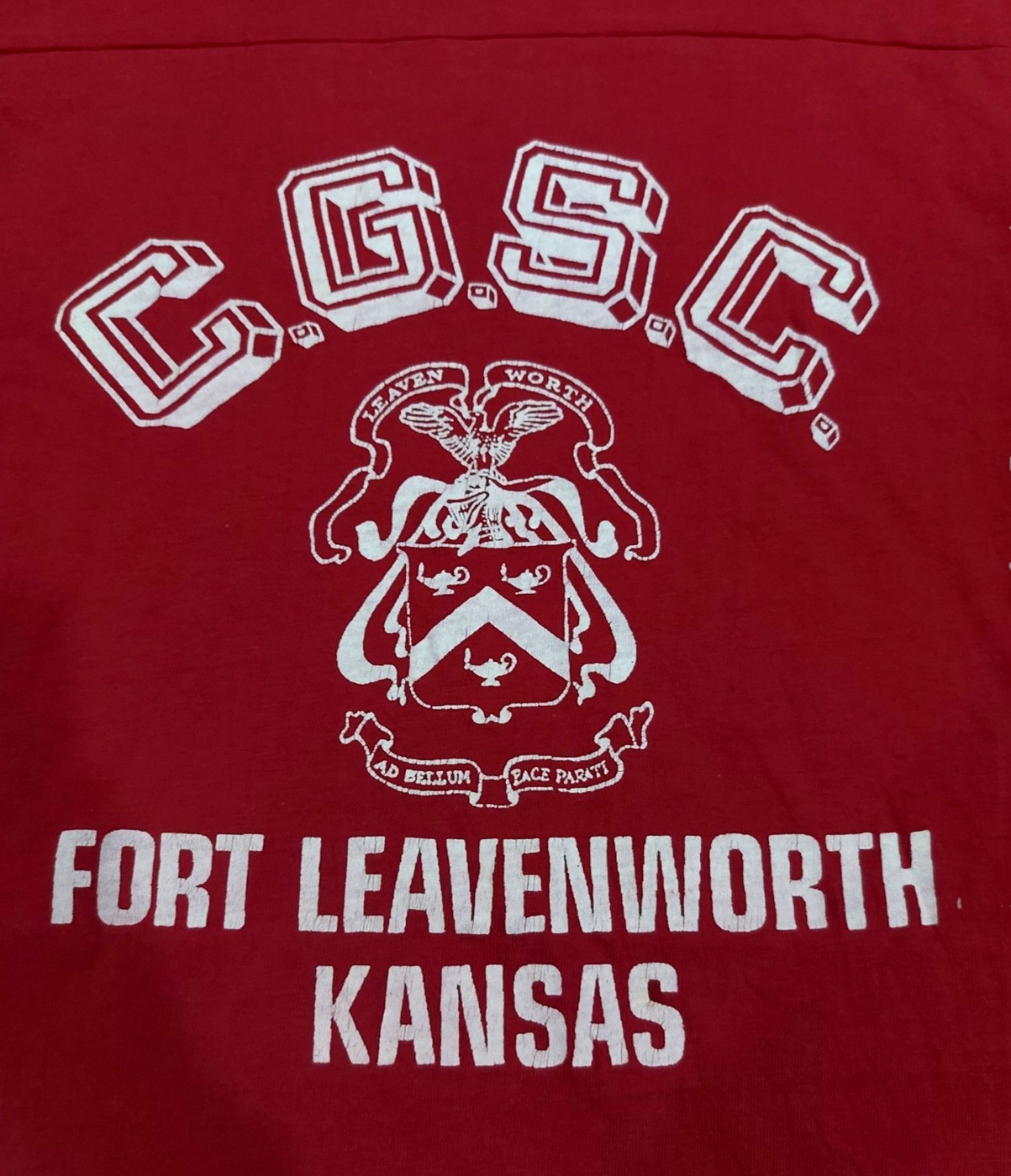 Artek × Vintage RARE! VTG ARTEX "C.G.S.C FORT LEAVENWORTH" ARMY COLLEGIATE Size US M / EU 48-50 / 2 - 4 Thumbnail