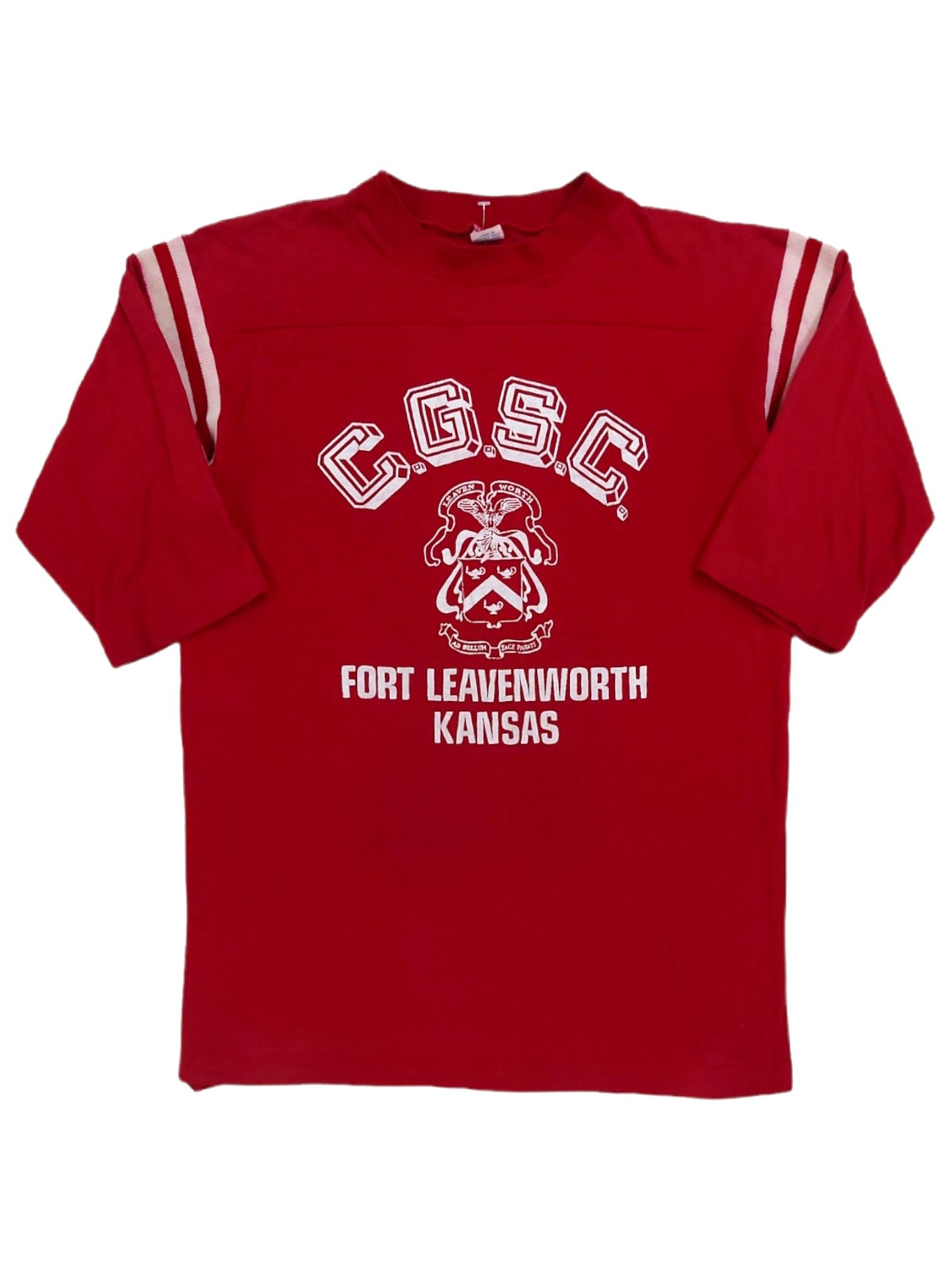 Artek × Vintage RARE! VTG ARTEX "C.G.S.C FORT LEAVENWORTH" ARMY COLLEGIATE Size US M / EU 48-50 / 2 - 1 Thumbnail