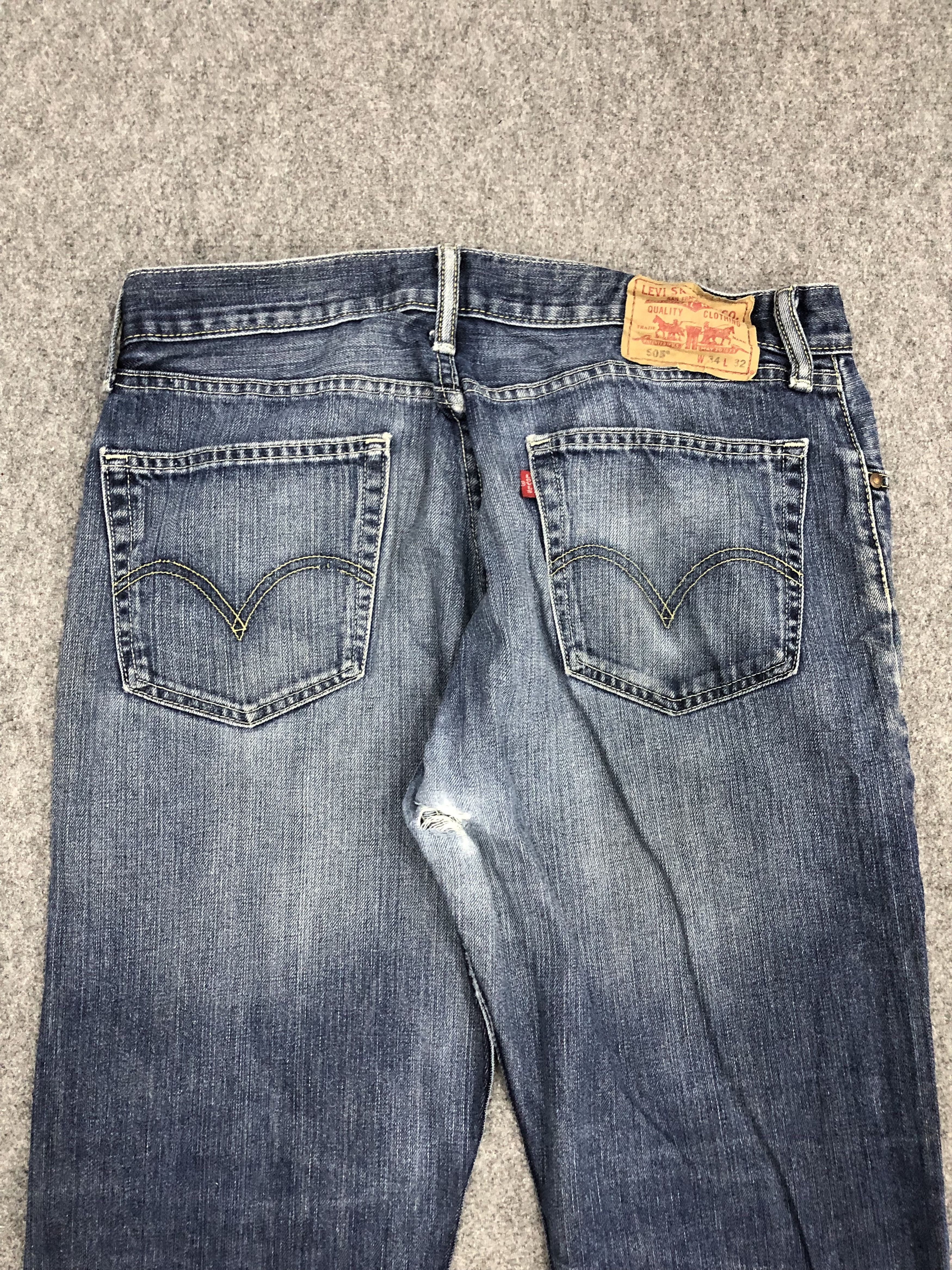 Levi's Vintage Levis 505 Jeans DP0958 Size US 35 - 4 Thumbnail