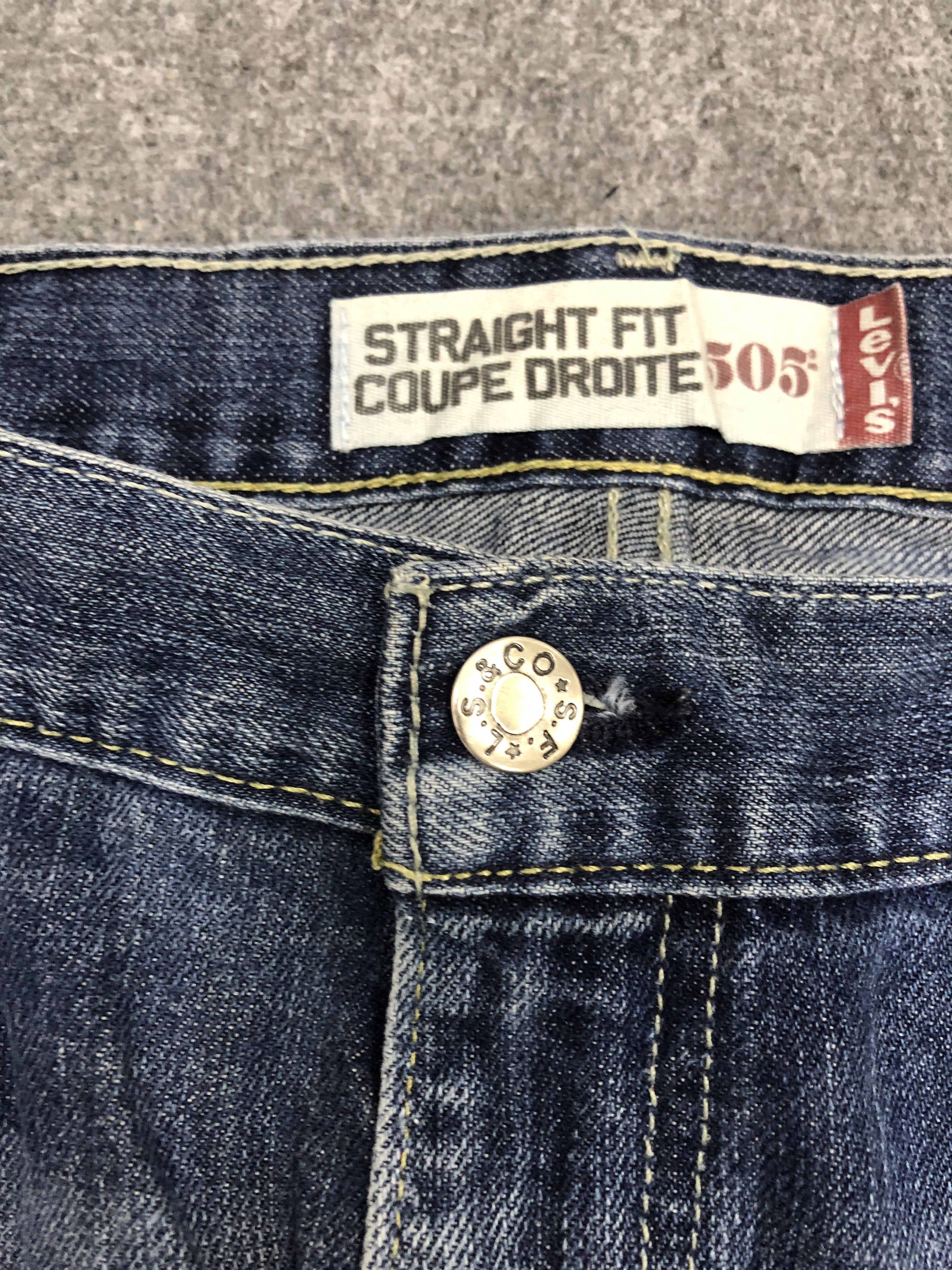 Levi's Vintage Levis 505 Jeans DP0958 Size US 35 - 11 Thumbnail