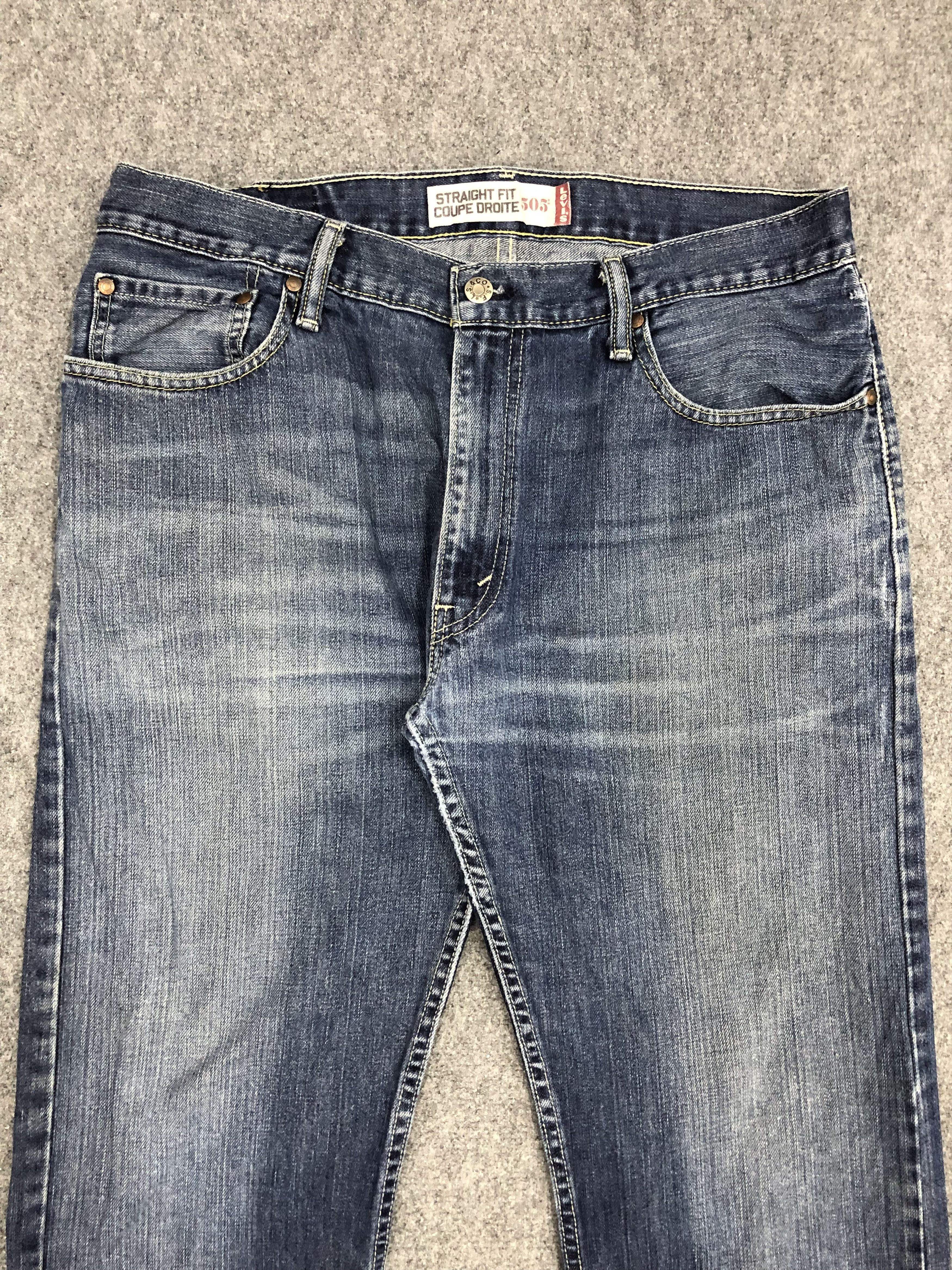 Levi's Vintage Levis 505 Jeans DP0958 Size US 35 - 2 Thumbnail