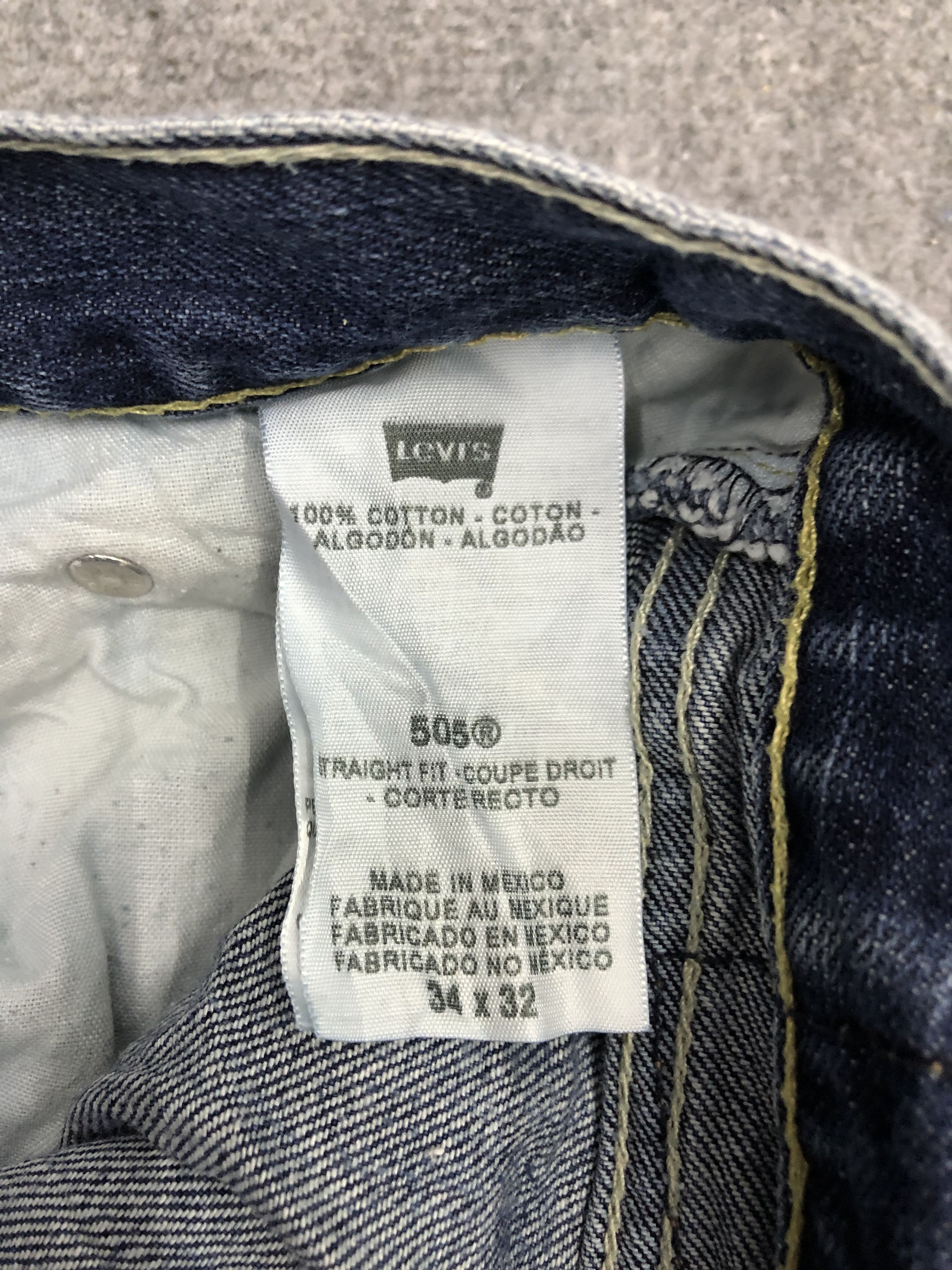 Levi's Vintage Levis 505 Jeans DP0958 Size US 35 - 7 Thumbnail