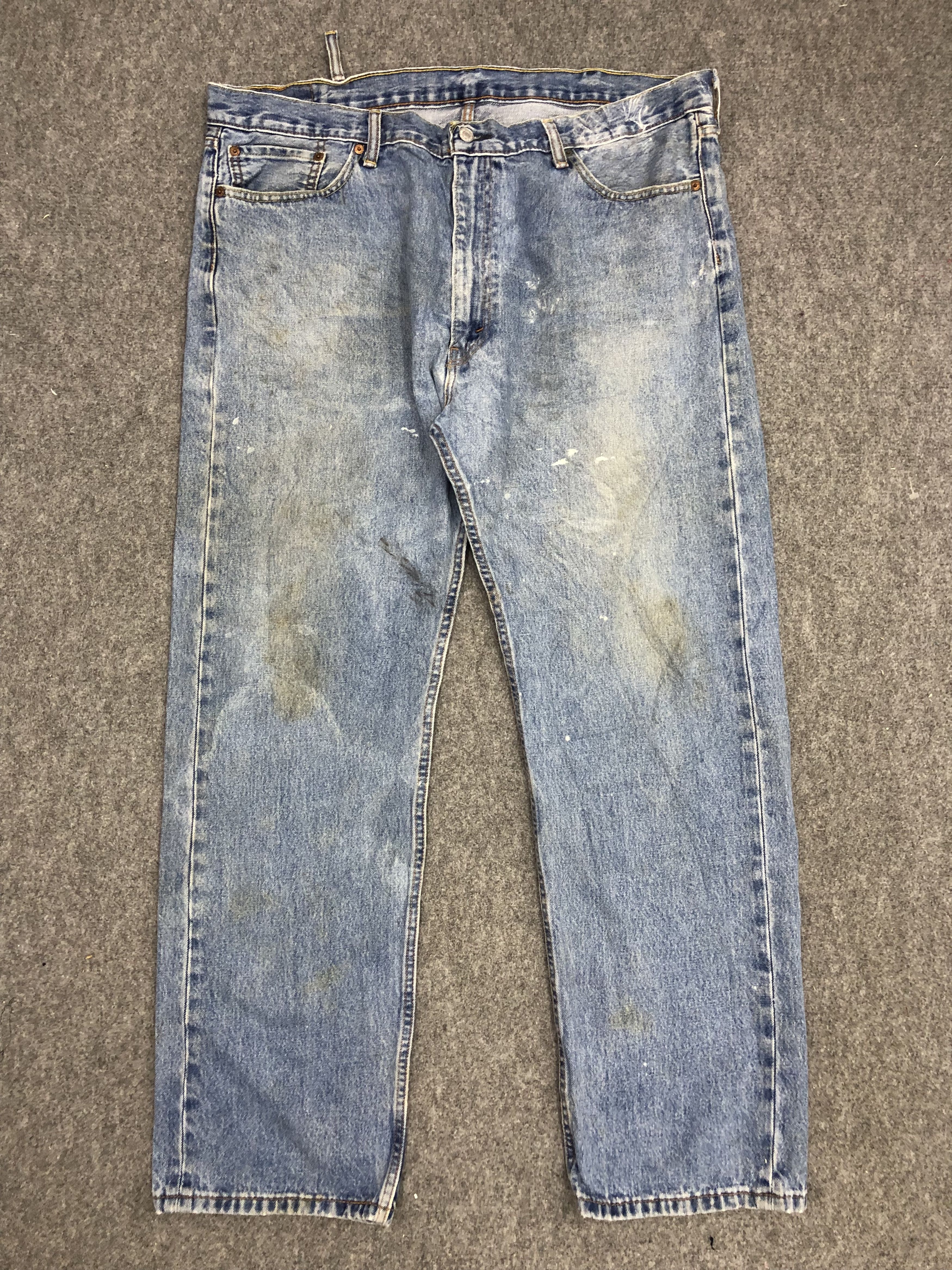 Levi's Vintage Levis 505 Light Wash Jeans DP0957 Size US 42 / EU 58 - 1 Thumbnail