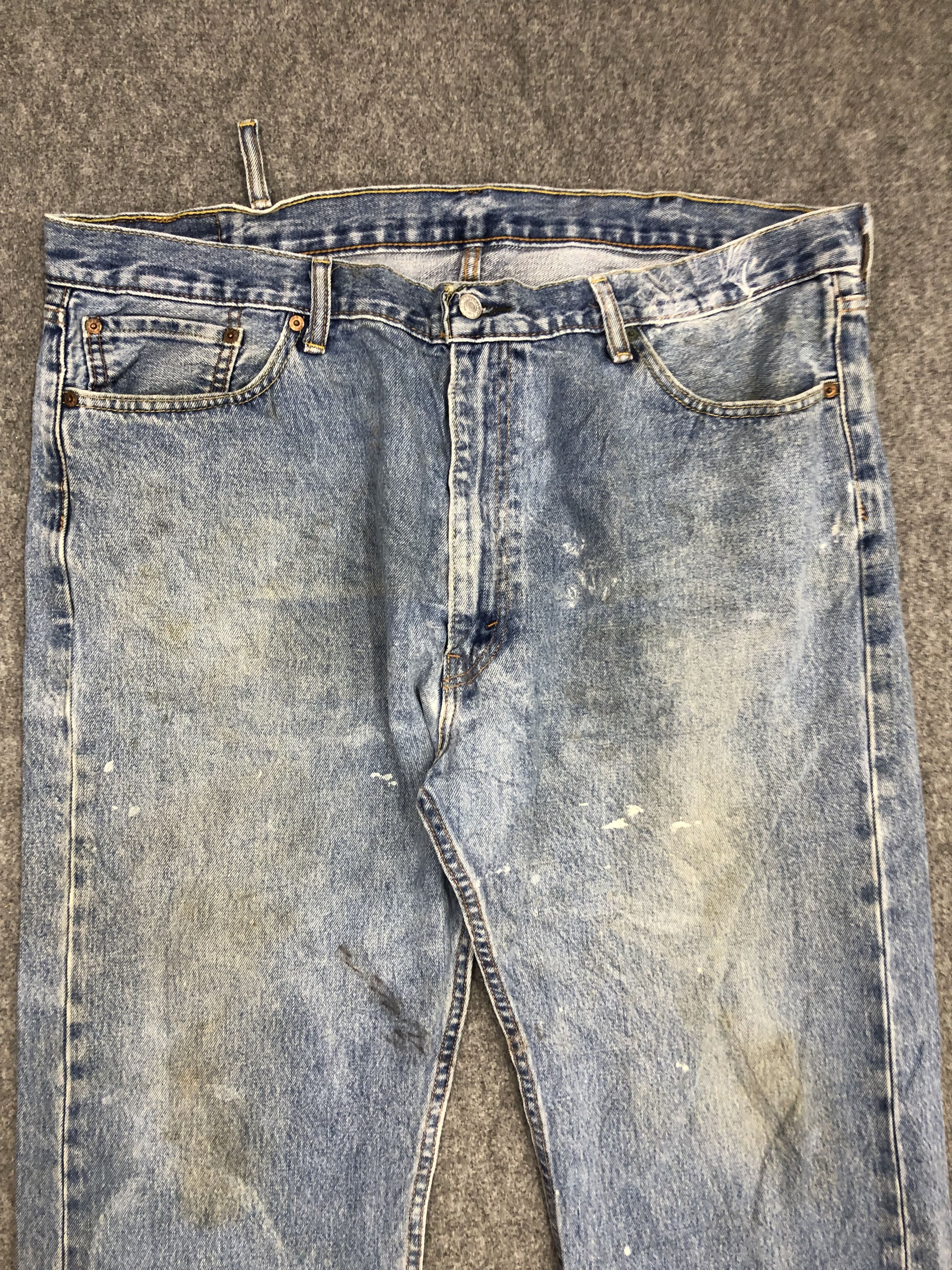 Levi's Vintage Levis 505 Light Wash Jeans DP0957 Size US 42 / EU 58 - 2 Thumbnail
