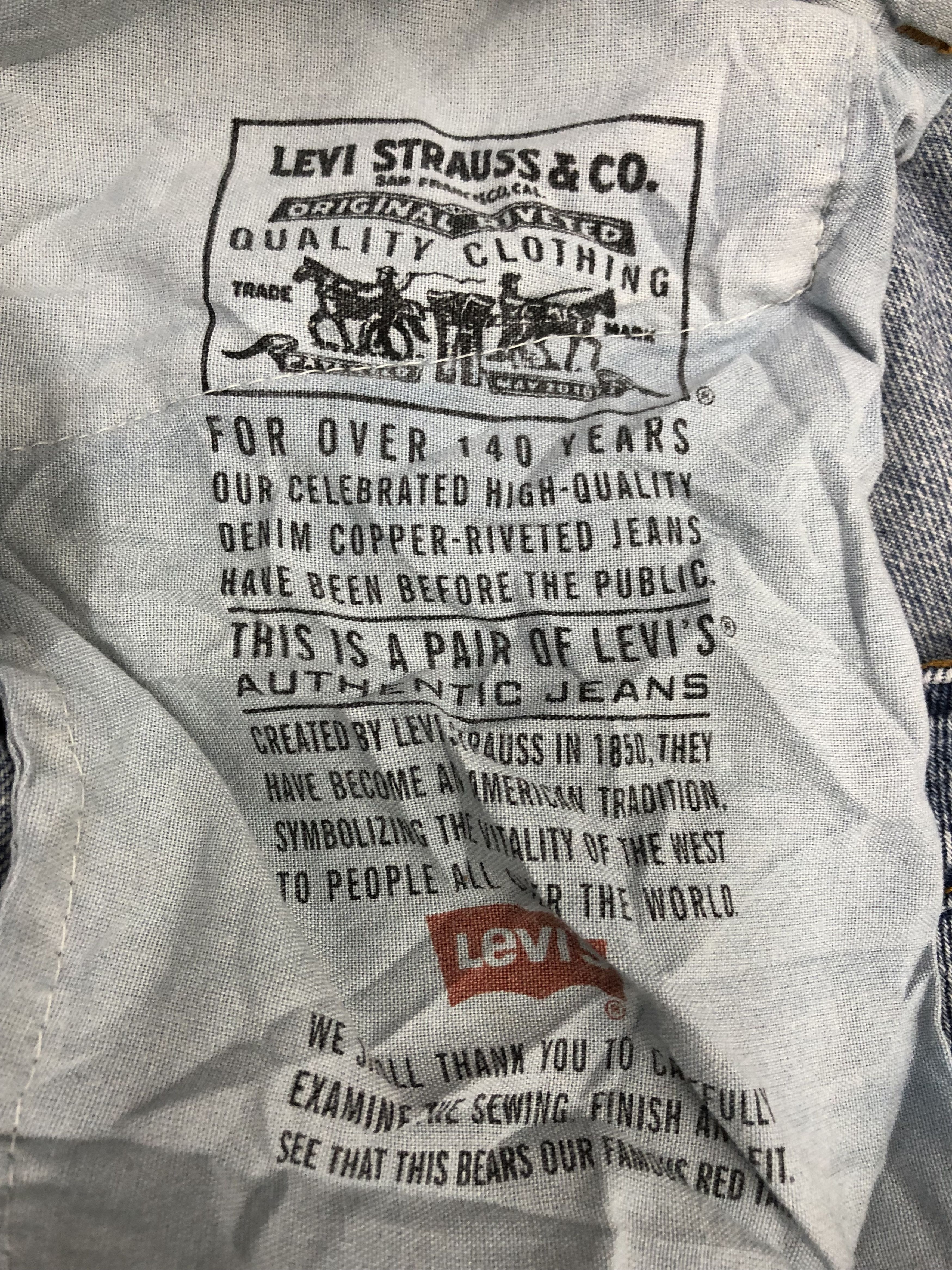 Levi's Vintage Levis 505 Light Wash Jeans DP0956 Size US 41 - 12 Thumbnail