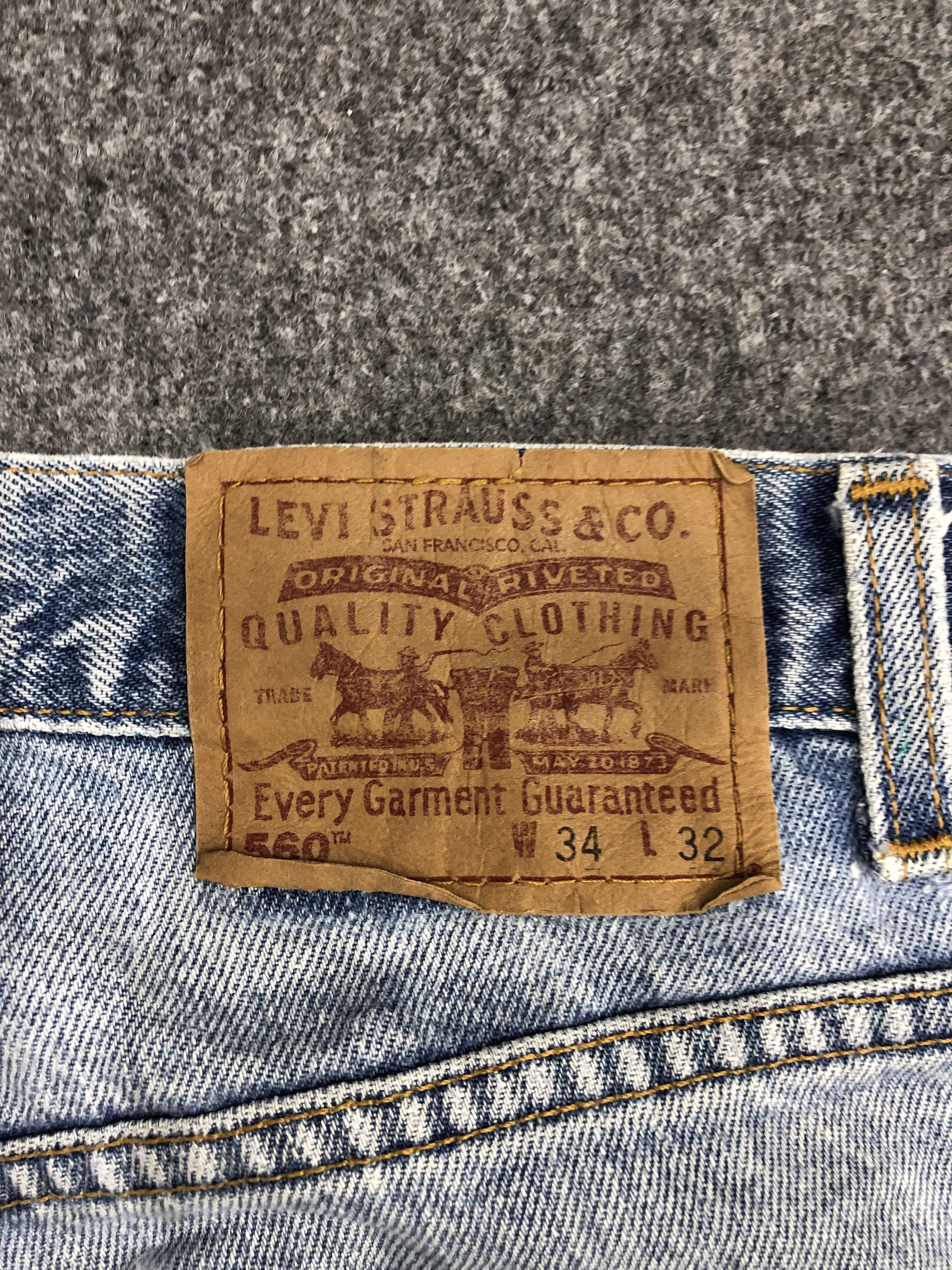 Levi's × Vintage Vintage Levis 560 Jeans DP0982 Size US 34 / EU 50 - 5 Thumbnail