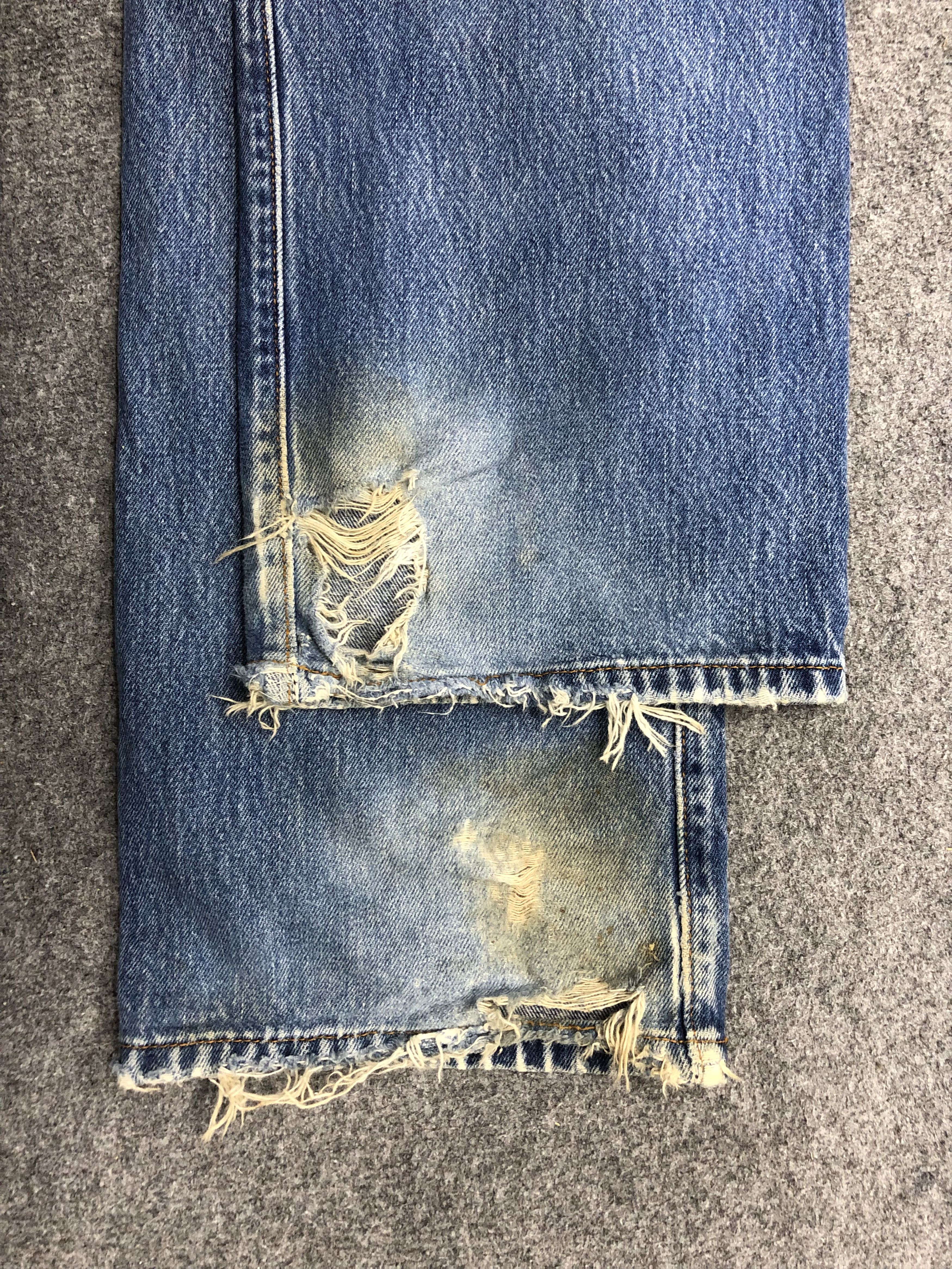 Levi's Vintage 90s Levis 501 Light Wash Jeans DP0980 Size US 33 - 19 Thumbnail
