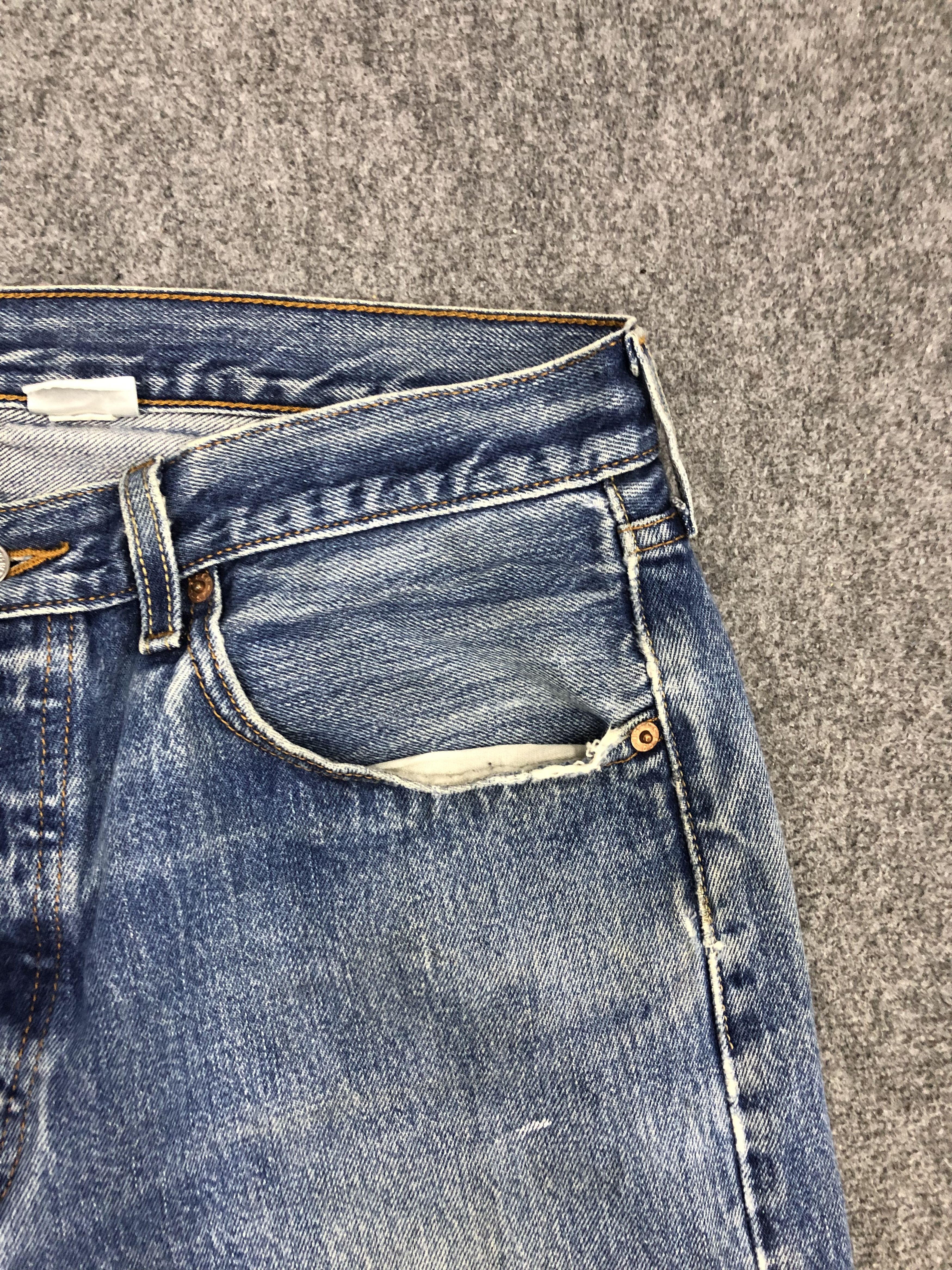 Levi's Vintage 90s Levis 501 Light Wash Jeans DP0980 Size US 33 - 8 Thumbnail