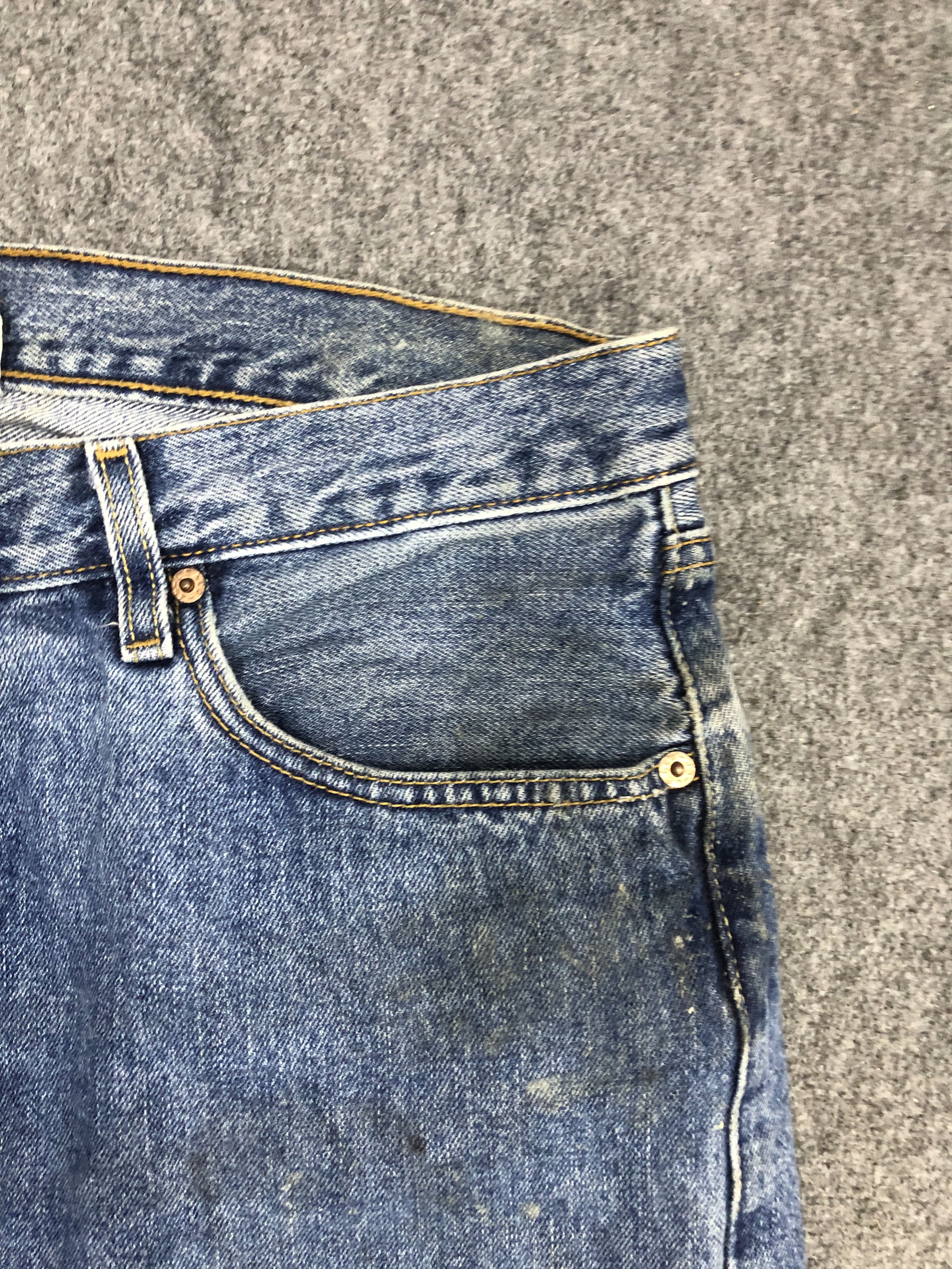 Levi's Vintage 90s Levis 501 Light Wash Dirty Jeans DP0976 Size US 36 / EU 52 - 8 Thumbnail
