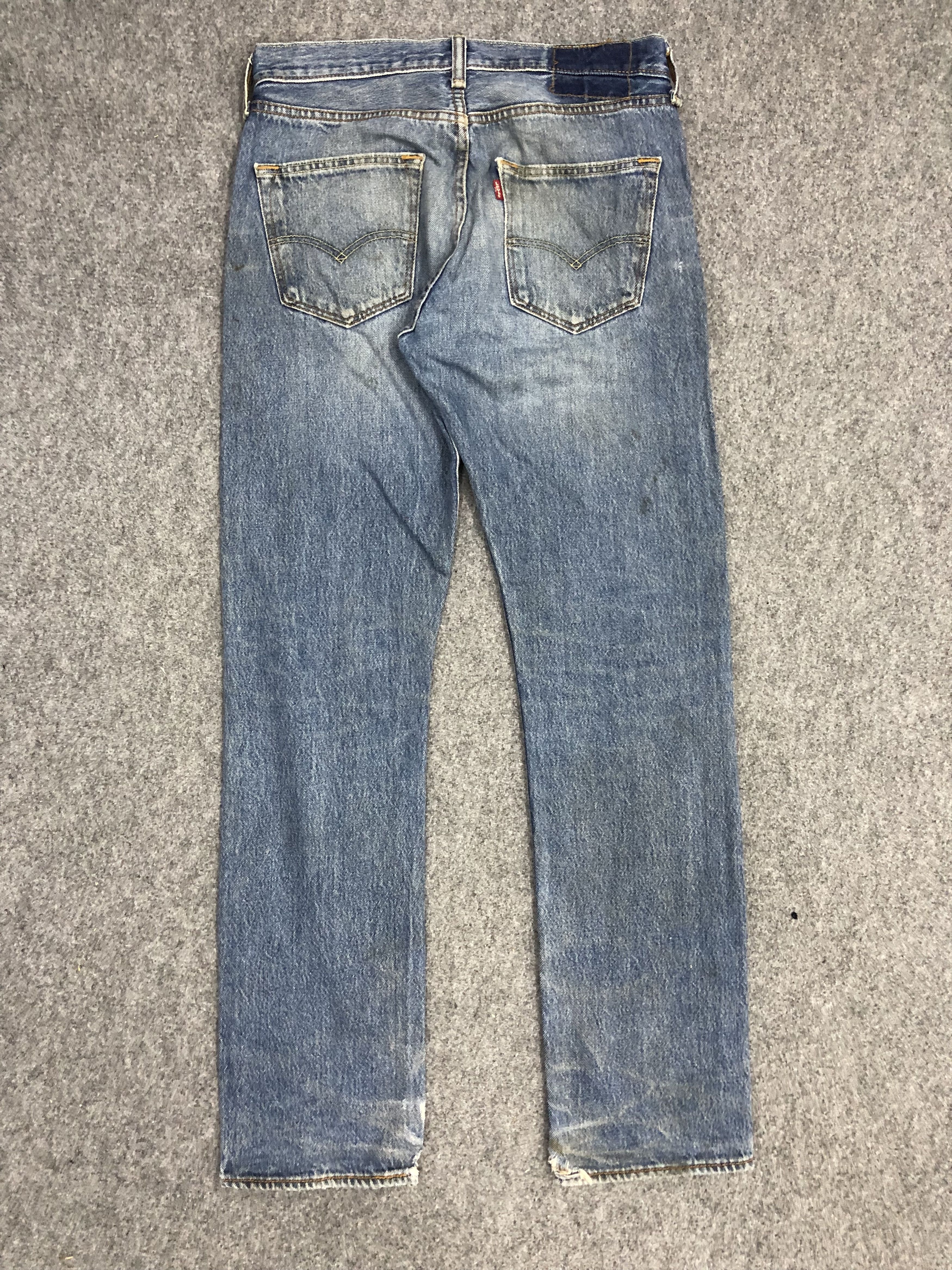 Levi's Vintage Levis 501 Light Wash Jeans DP0974 Size US 31 - 3 Thumbnail