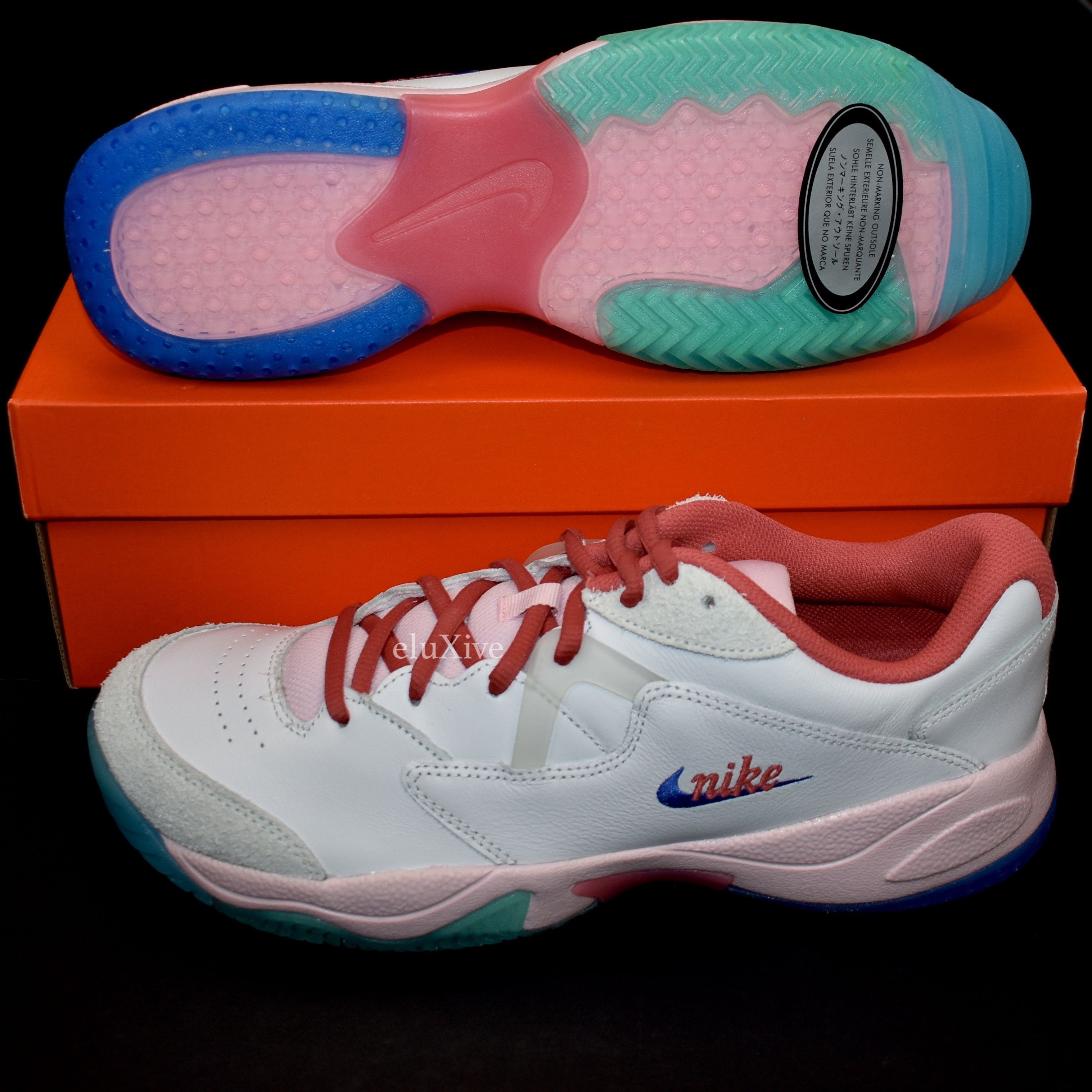 Nike Tennis Court Lite PRM QS White Pink Foam DS