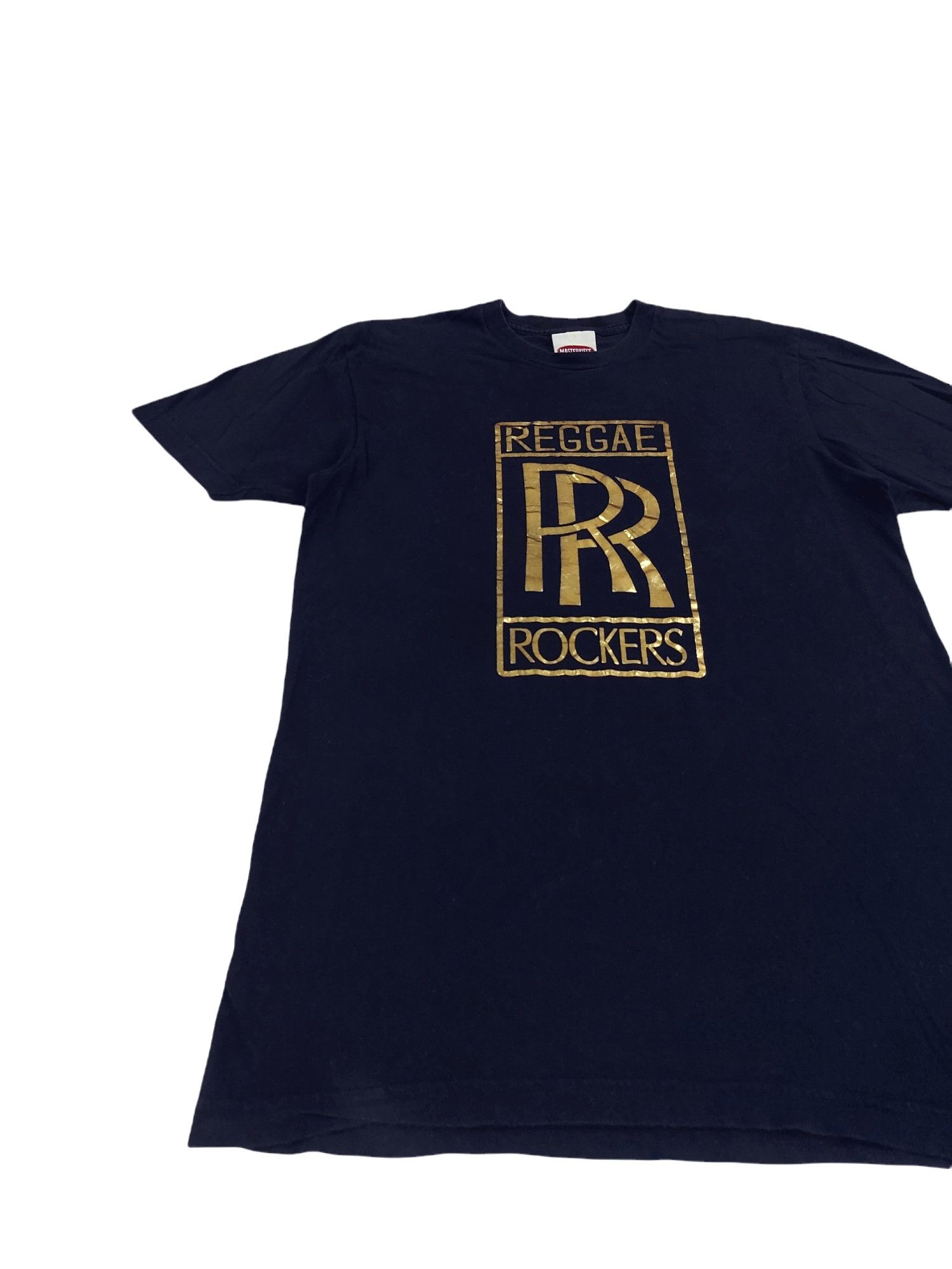 Hiroshi Fujiwara × Japanese Brand × MasterPiece RARE! MASTERPIECE ROLLS ROYCE PARODY LOGO "REGGAE ROCKERS" Size US M / EU 48-50 / 2 - 3 Thumbnail