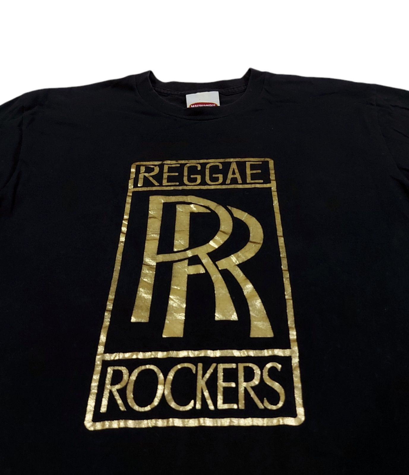 Hiroshi Fujiwara × Japanese Brand × MasterPiece RARE! MASTERPIECE ROLLS ROYCE PARODY LOGO "REGGAE ROCKERS" Size US M / EU 48-50 / 2 - 5 Thumbnail