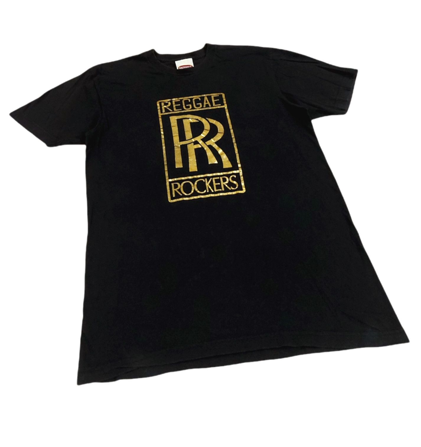 Hiroshi Fujiwara × Japanese Brand × MasterPiece RARE! MASTERPIECE ROLLS ROYCE PARODY LOGO "REGGAE ROCKERS" Size US M / EU 48-50 / 2 - 4 Thumbnail