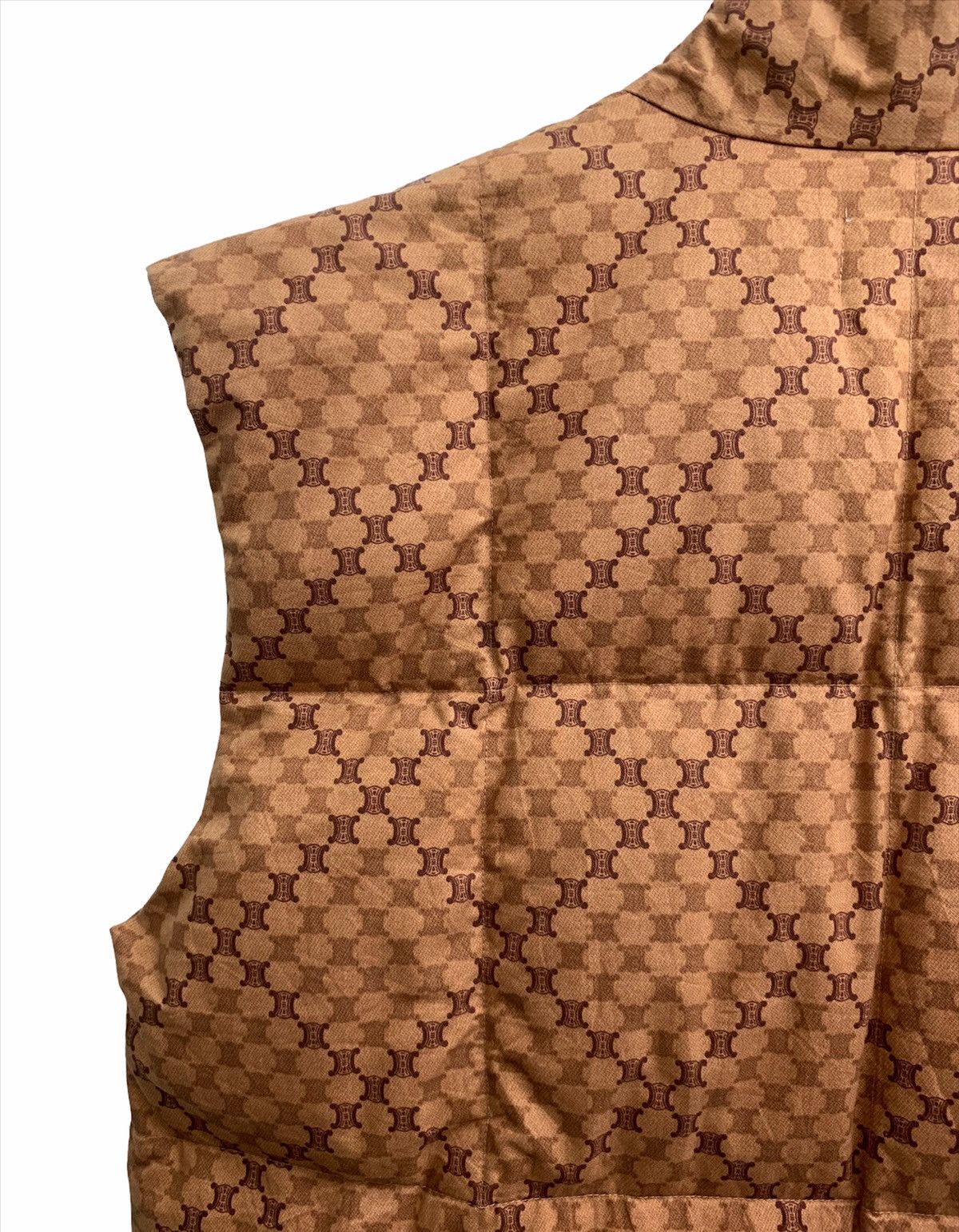 Celine ❤️‍🔥 Iconic Celine Monogram Goose Puffer Down Tank Top Jacket Size US M / EU 48-50 / 2 - 4 Thumbnail