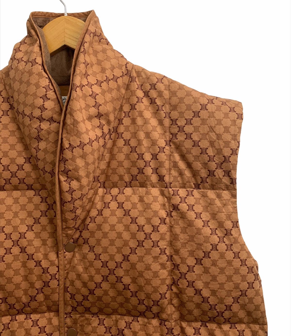 Celine ❤️‍🔥 Iconic Celine Monogram Goose Puffer Down Tank Top Jacket Size US M / EU 48-50 / 2 - 3 Thumbnail