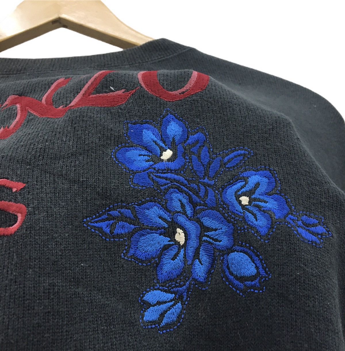 Kenzo Kenzo Jeans Flowers Crewneck Sweatshirt Embroidered Logo Size US M / EU 48-50 / 2 - 8 Thumbnail