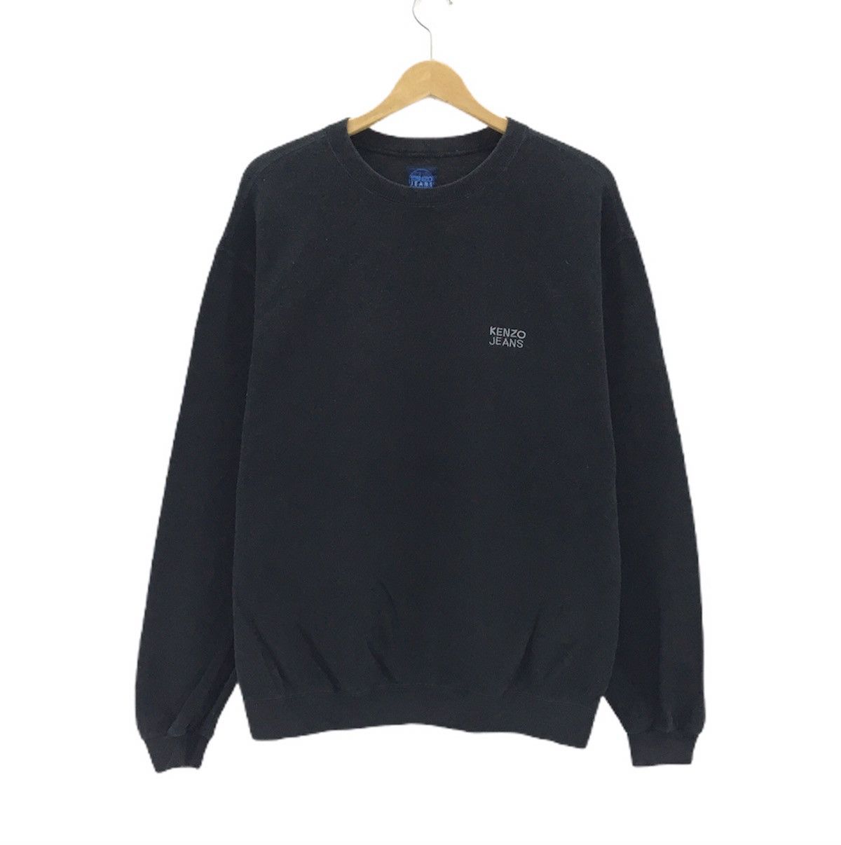 Kenzo Kenzo Jeans Flowers Crewneck Sweatshirt Embroidered Logo Size US M / EU 48-50 / 2 - 2 Thumbnail