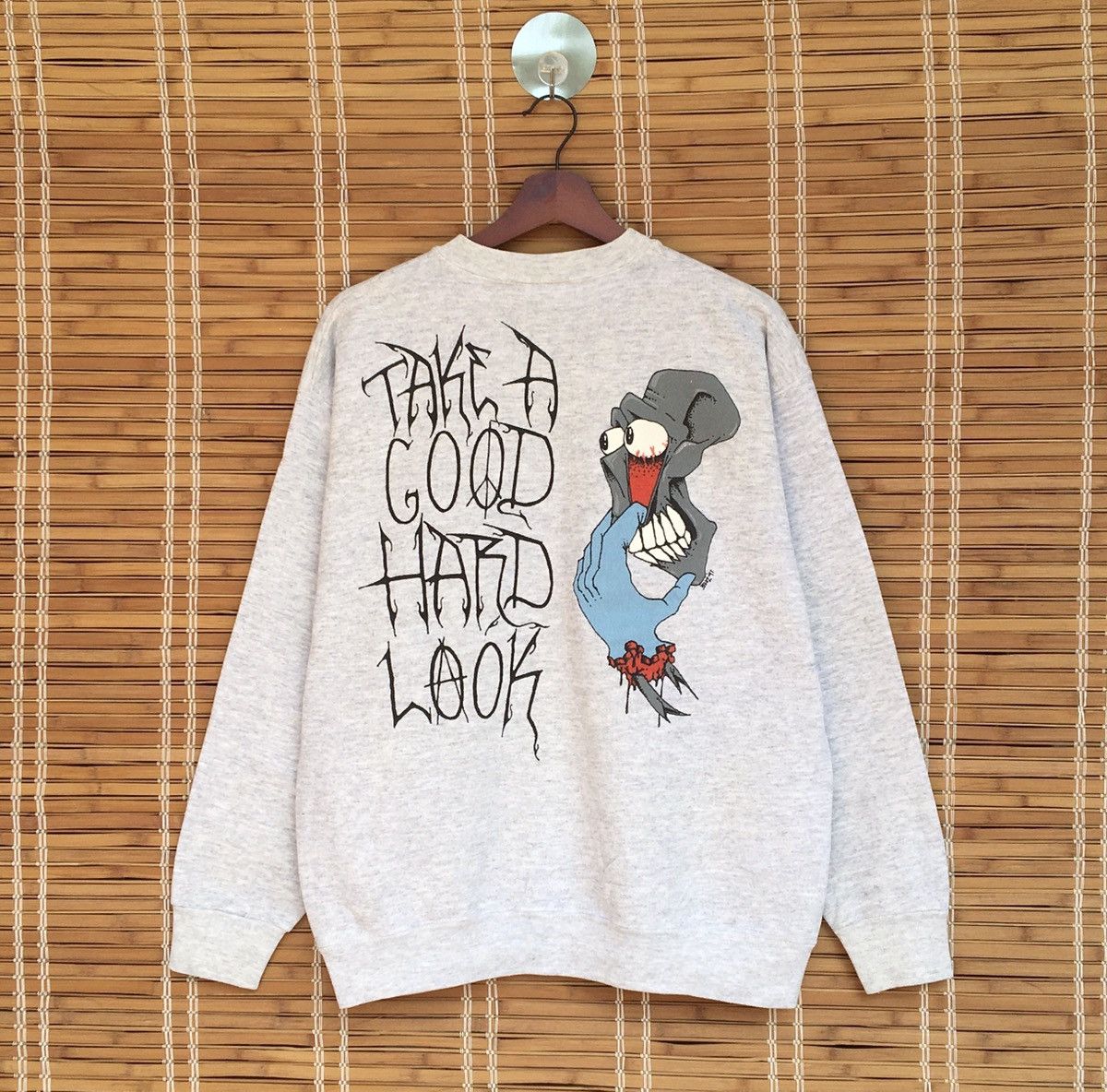 Santa Cruz Skateboards Rare! Vintage 90s Bad Boy Club 91 Sweatshirt Big Logo Size US M / EU 48-50 / 2 - 3 Thumbnail