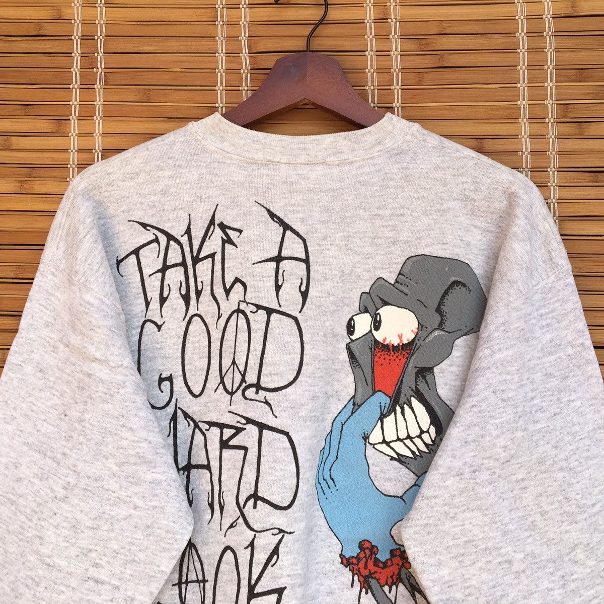Santa Cruz Skateboards Rare! Vintage 90s Bad Boy Club 91 Sweatshirt Big Logo Size US M / EU 48-50 / 2 - 7 Thumbnail